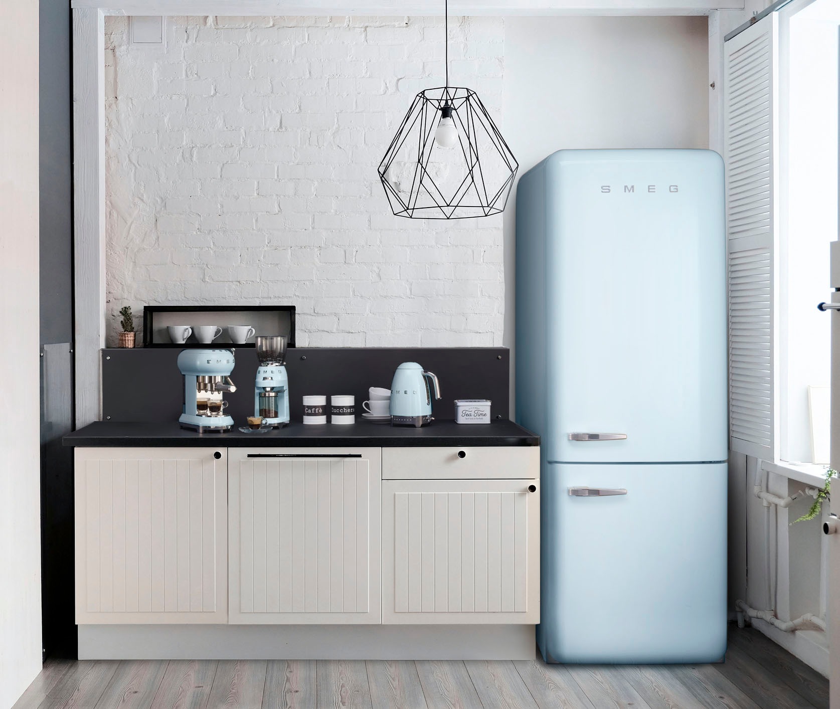 Smeg Kühl-/Gefrierkombination »FAB38RPB5«
