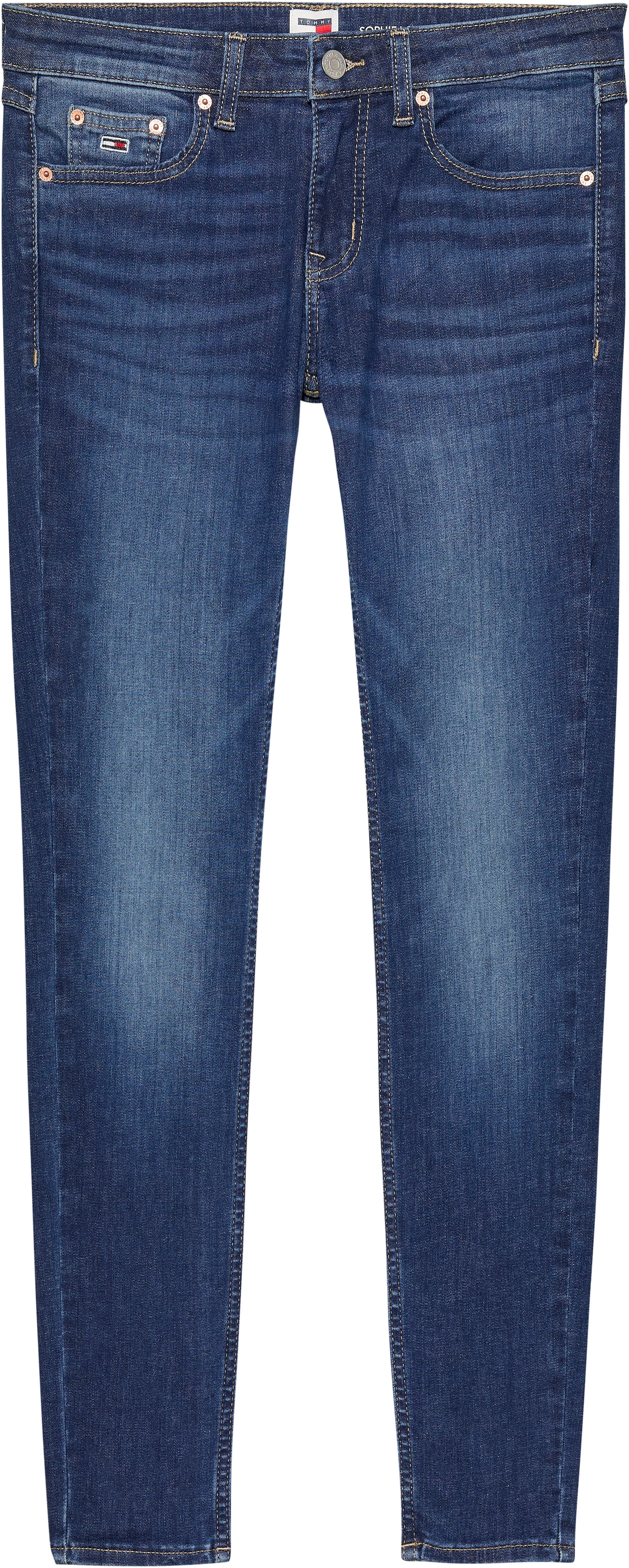 Tommy Jeans Skinny-fit-Jeans »Tommy Jeans Damenjeans Low Waist Skinny«, mit Waschung, Logo-Badge