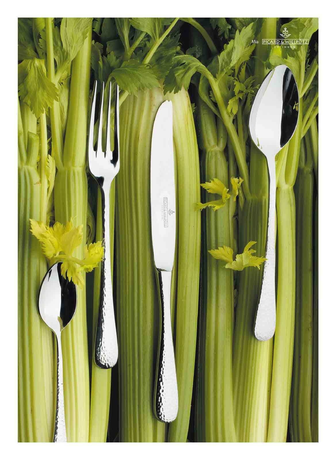 Picard & Wielpütz Solingen Besteck-Set »Tafelbesteck Mia 30er Set silber« Spülmaschinengeeignet