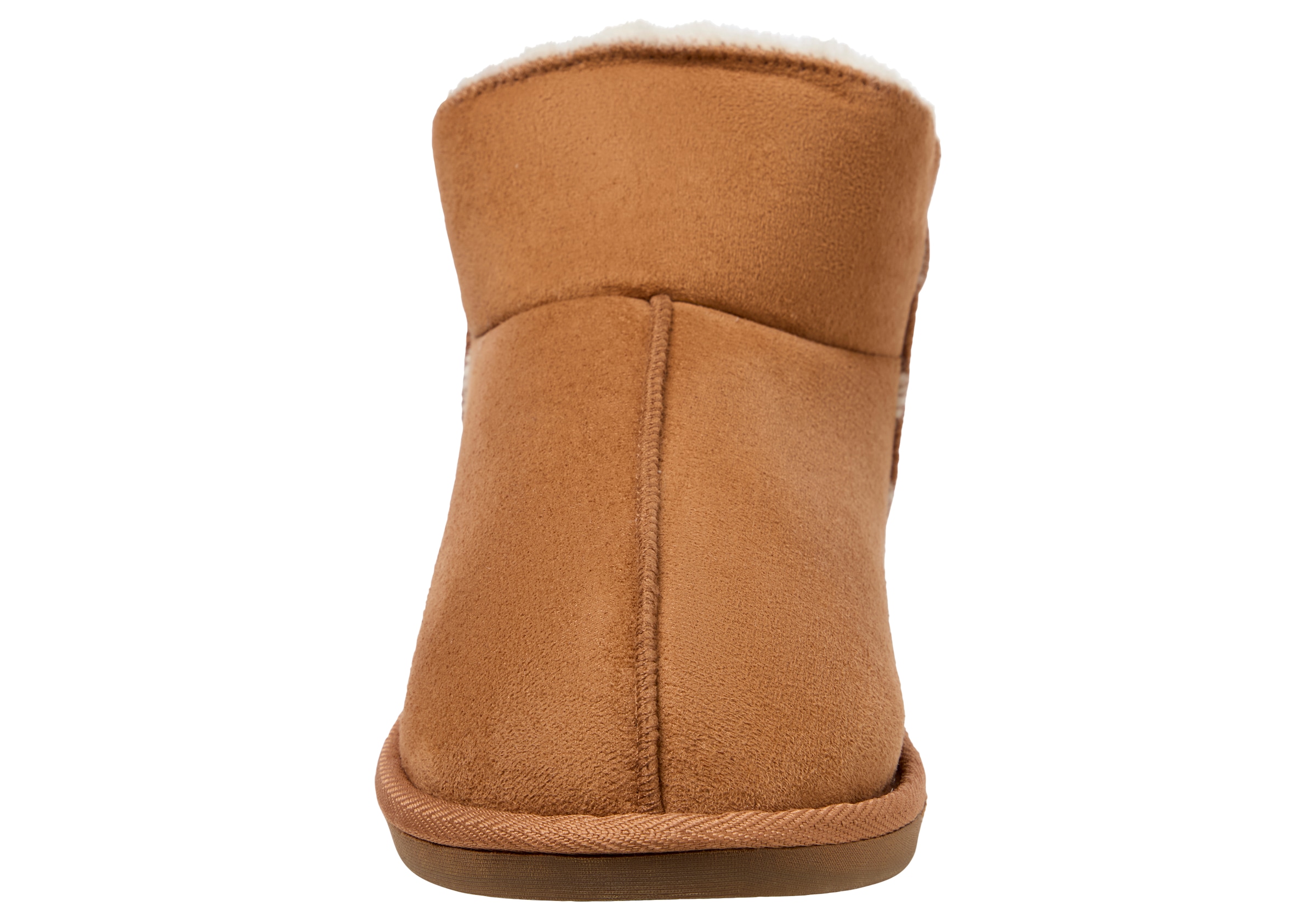 Apollo Hausschuh »LADIES HOME BOOTS SUEDE«  mit Logoprägung und kuscheligen, wärmenden Innenfutter