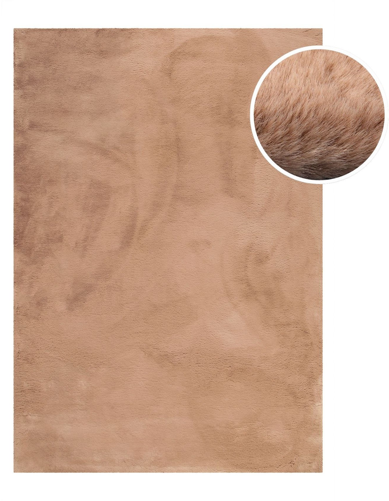 Esprit Hochflor-Teppich »Alice ESP-4377, Kunstfell«, rechteckig, 25 mm Höhe, Kaninchenfell-Haptik, besonders weich und dicht, für alle Räume