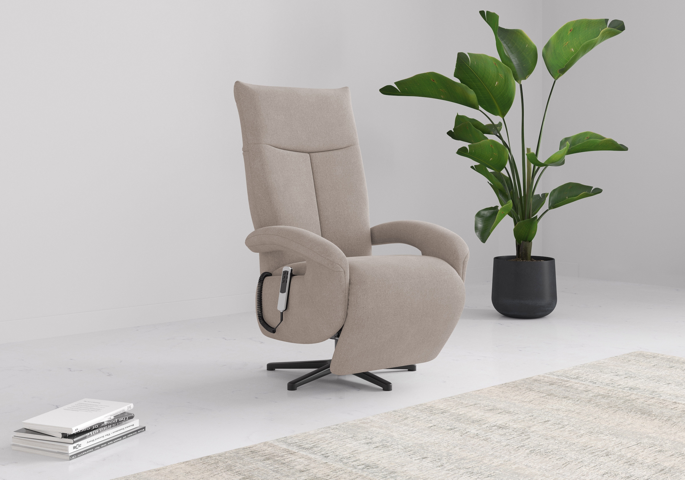 sit&more TV-Sessel "TV Dance" wahlweise manuell oder elektrischer Funktion mit Akku