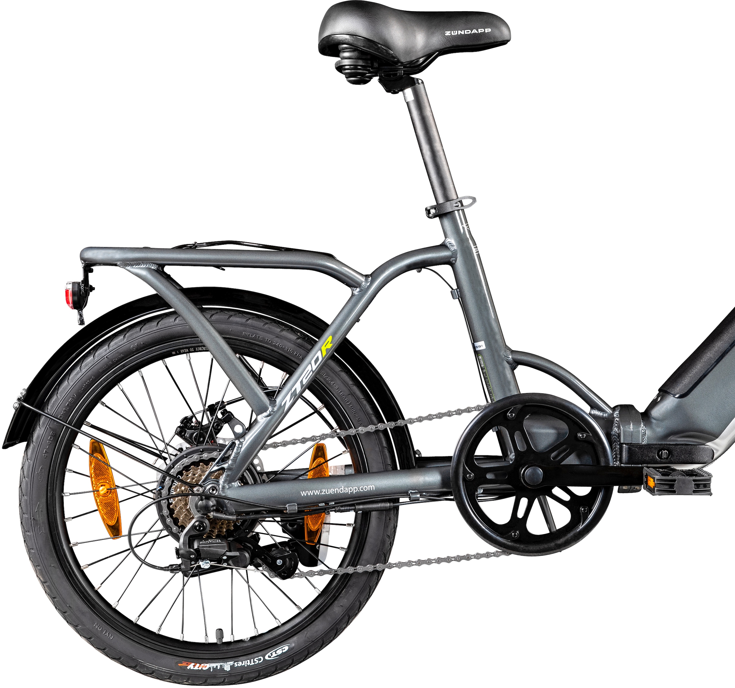 Zündapp E-Bike »ZT20R«, 6 Gang, Heckmotor 486 W, Pedelec, Elektrofahrrad für Damen u. Herren, Faltrad