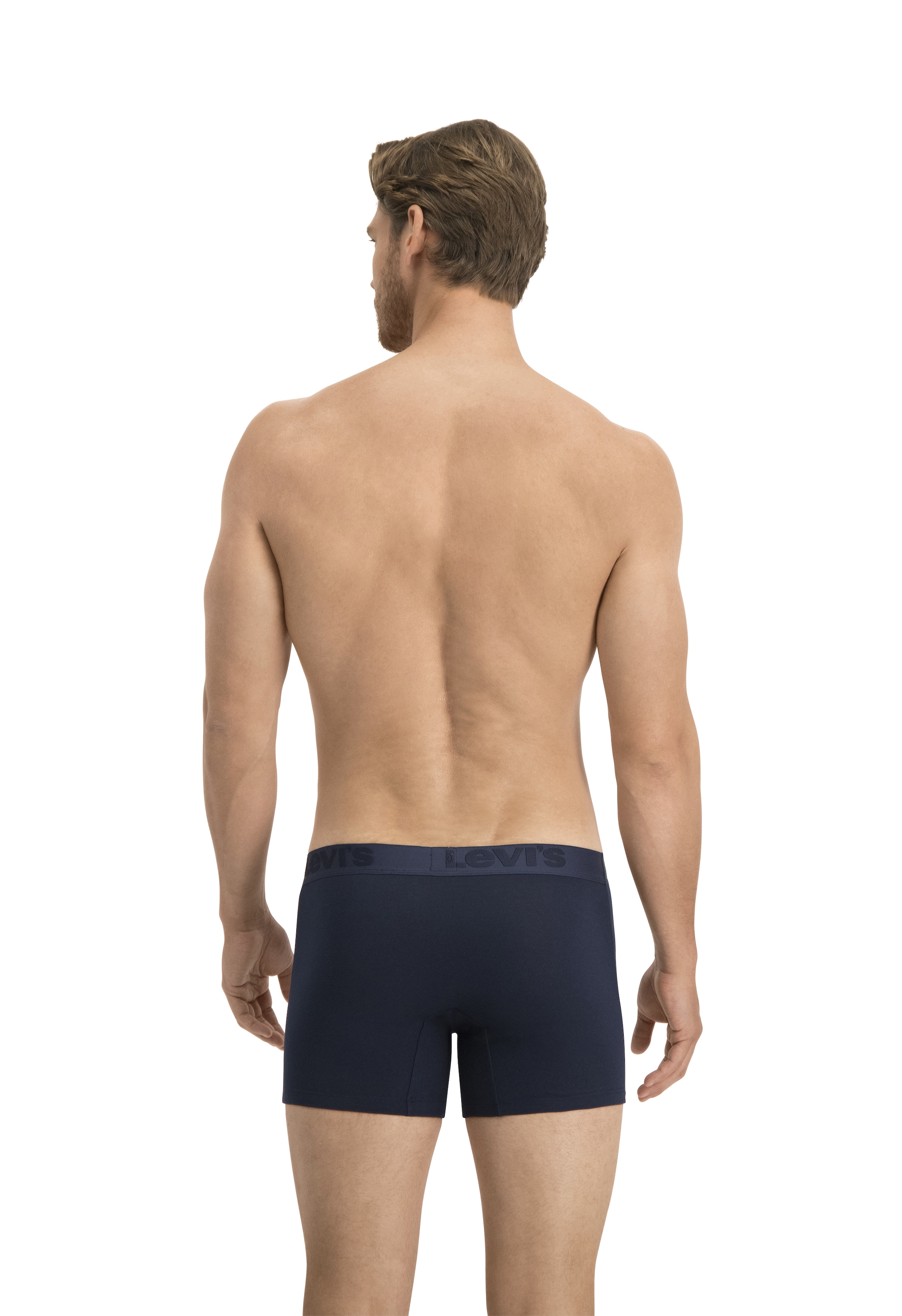 Levi's® Boxershorts »LEVIS MEN PREMIUM BOXER BRIEF 3P«, (3er Pack), mit breitem Logobund