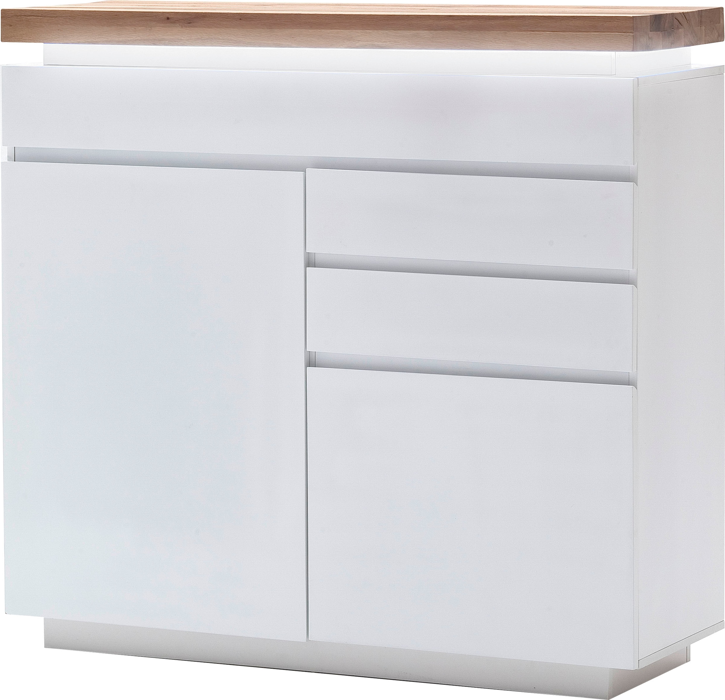 Sideboard »Romina«, mit LED Beleuchtung weiß dimmbar, inkl. Fernbedienung