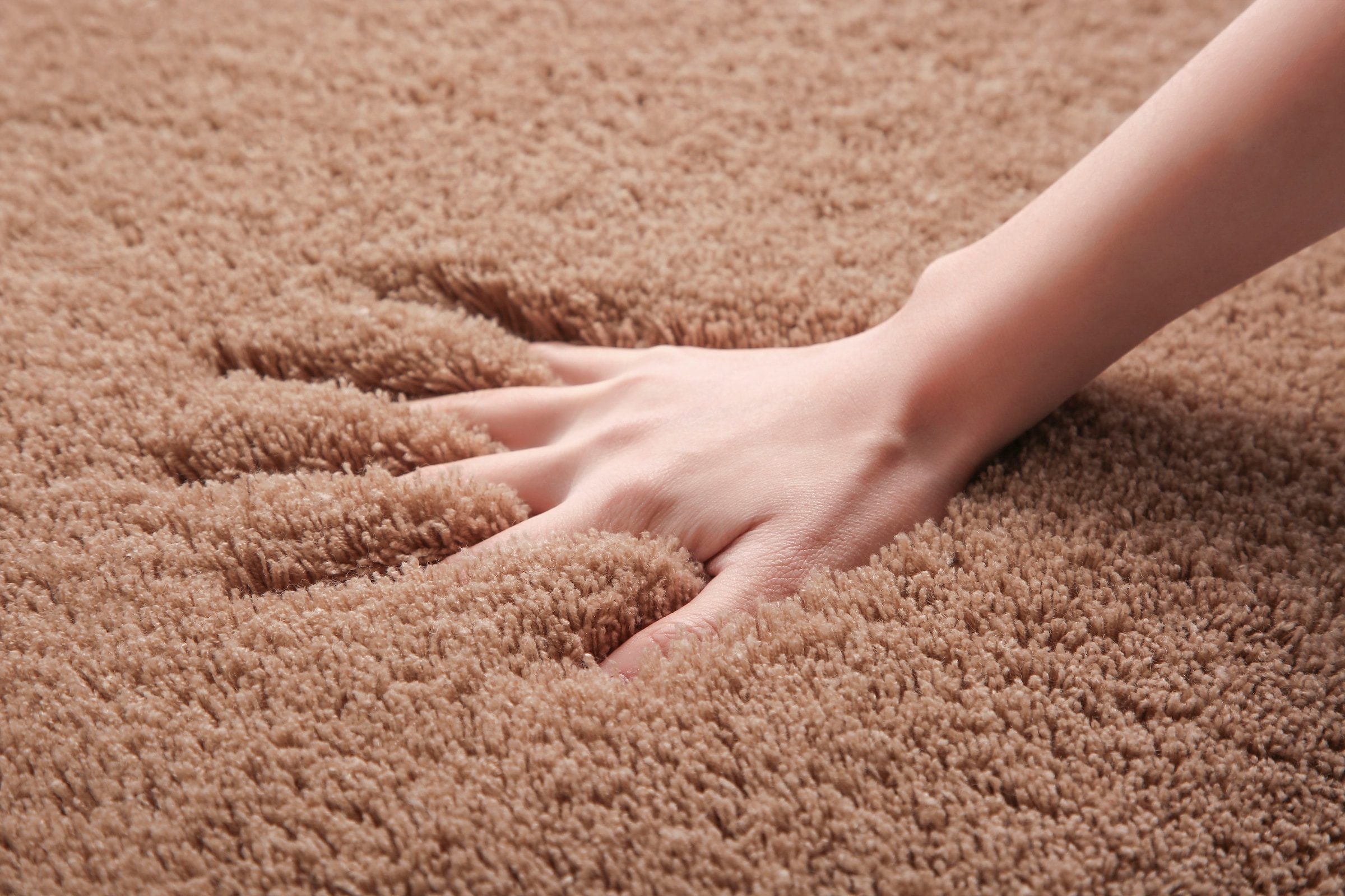 my home Badematte »Merida, Badvorleger, Badezimmer Teppich«, rutschhemmend beschichtet, fußbodenheizungsgeeignet-schnell trocknend-strapazierfähig, Badteppich, Uni Farben, rechteckig, rund & als 2-tlg. Set erhältlich
