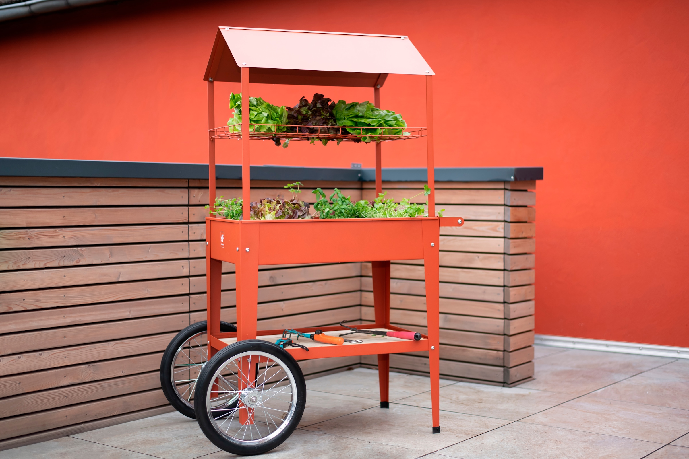 Herstera Garden Hochbeet »Urban Kräuterfabrik«, 52 l, BxTxH: 75x50x150 cm
