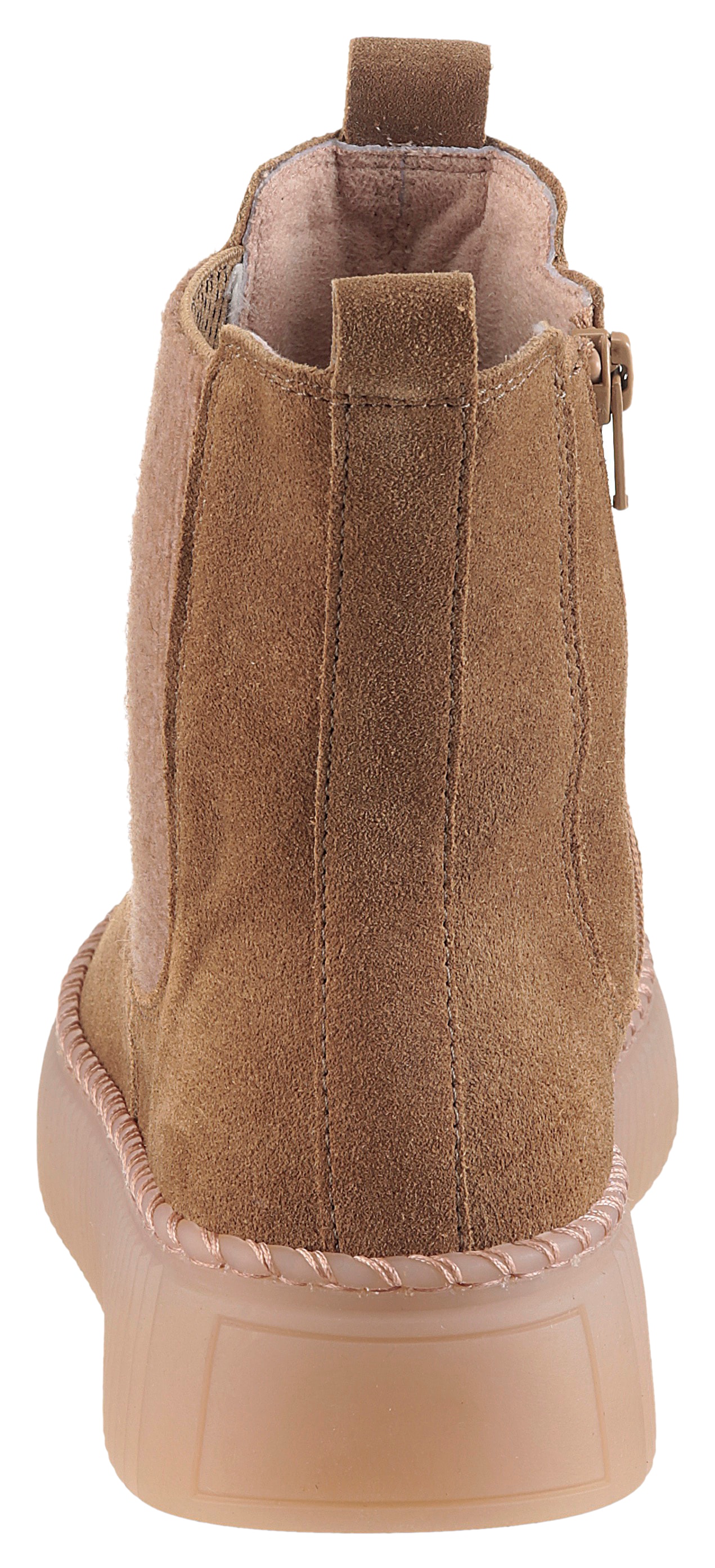 Gabor Chelseaboots  , Plateau, Stiefelette mit Stretcheinsatz an der Außenseite