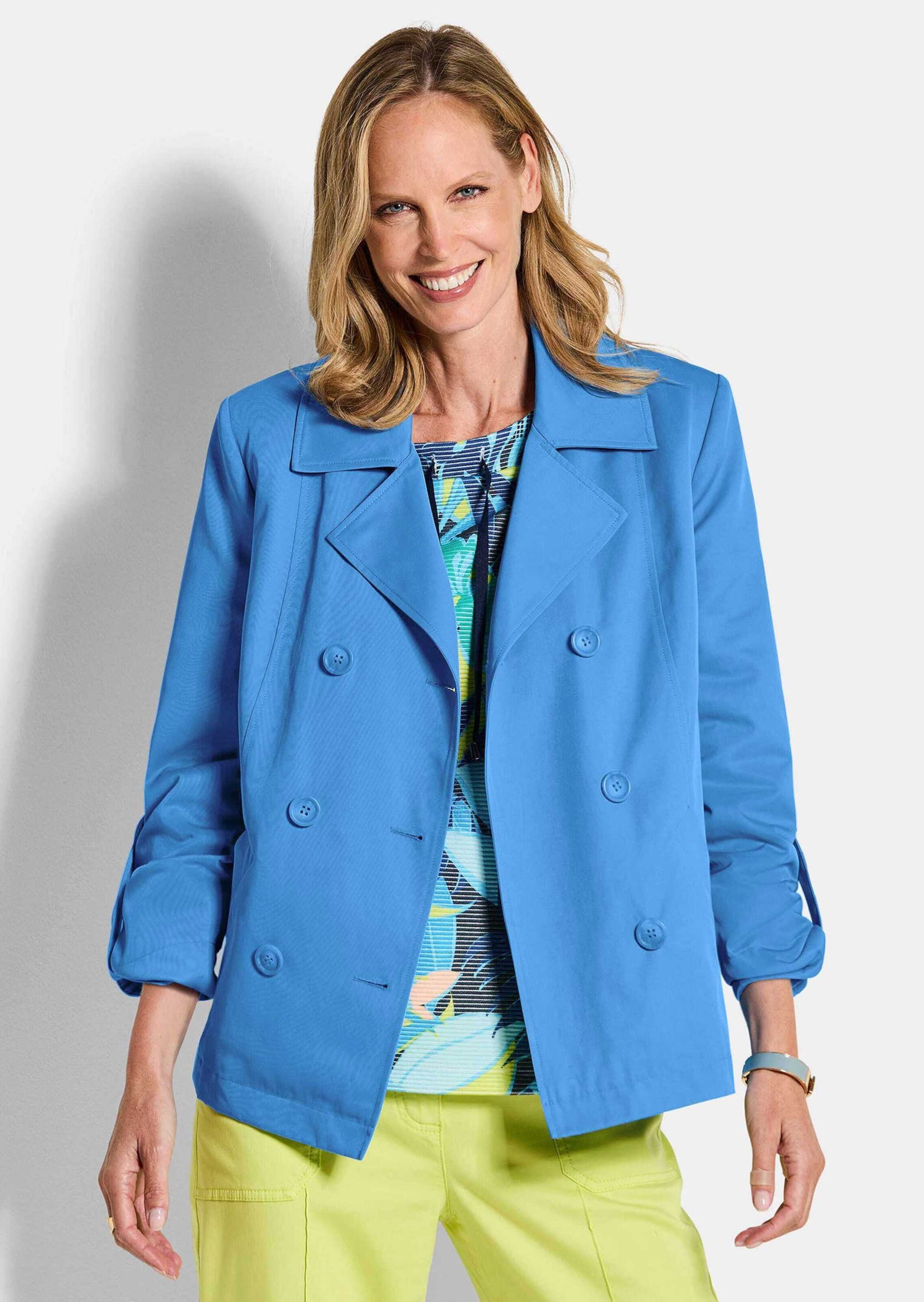 GOLDNER Jackenblazer »Elegante Kurzjacke mit Reverskragen« Ziernähte