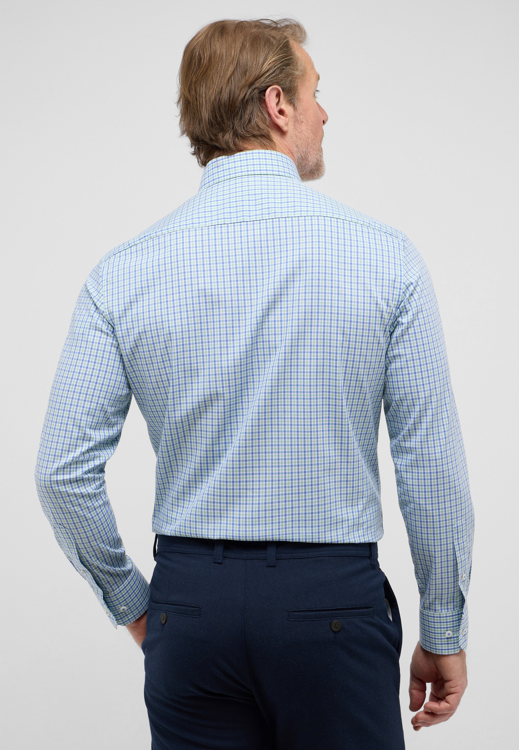 Eterna Langarmhemd »MODERN FIT« NON IRON (bügelfrei)