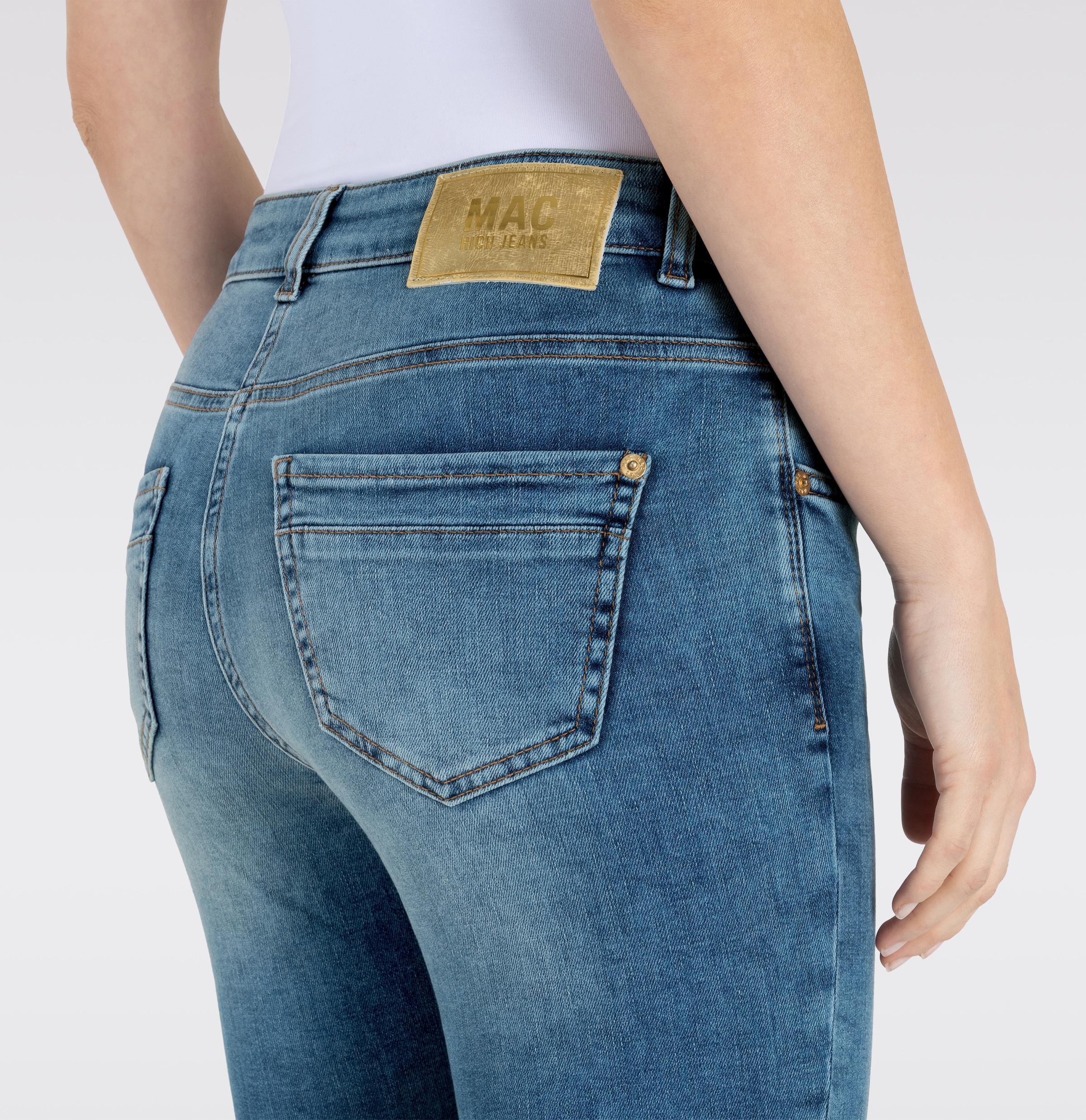 MAC Ankle-Jeans »Rich-Slim Chic«, Mit besonderer Coin-Pocket