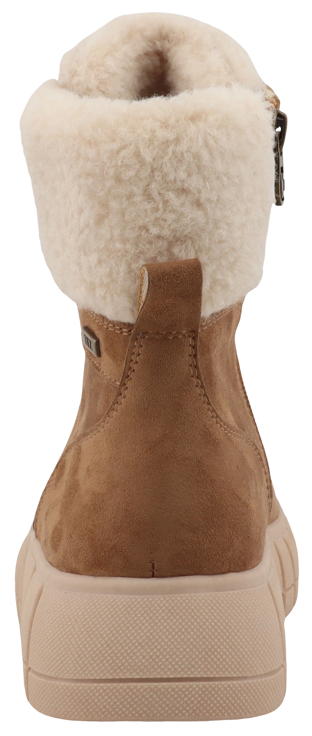 TOM TAILOR Winterboots, Keilabsatz, Plateau, Winterstiefelette, Schnürboots, Reißverschluss