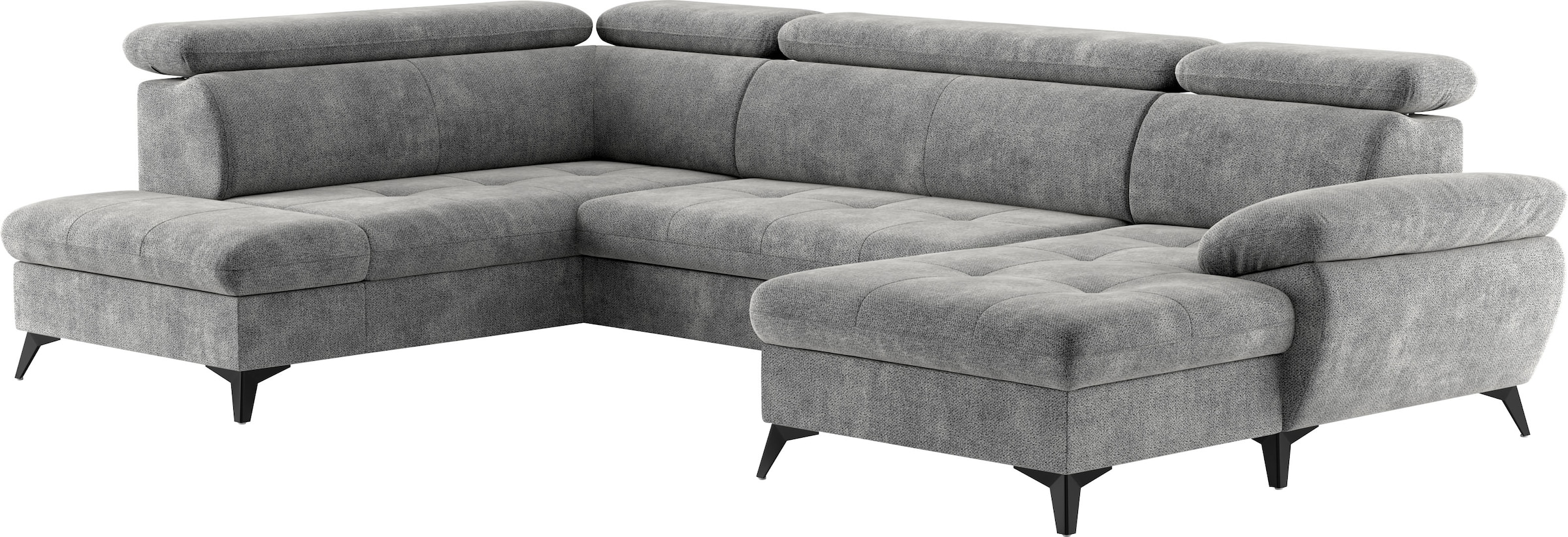 COTTA Wohnlandschaft »Hudson U-Form«, mit Kopfteilverstellung, wahlweise mit Bettfunktion & Bettkasten