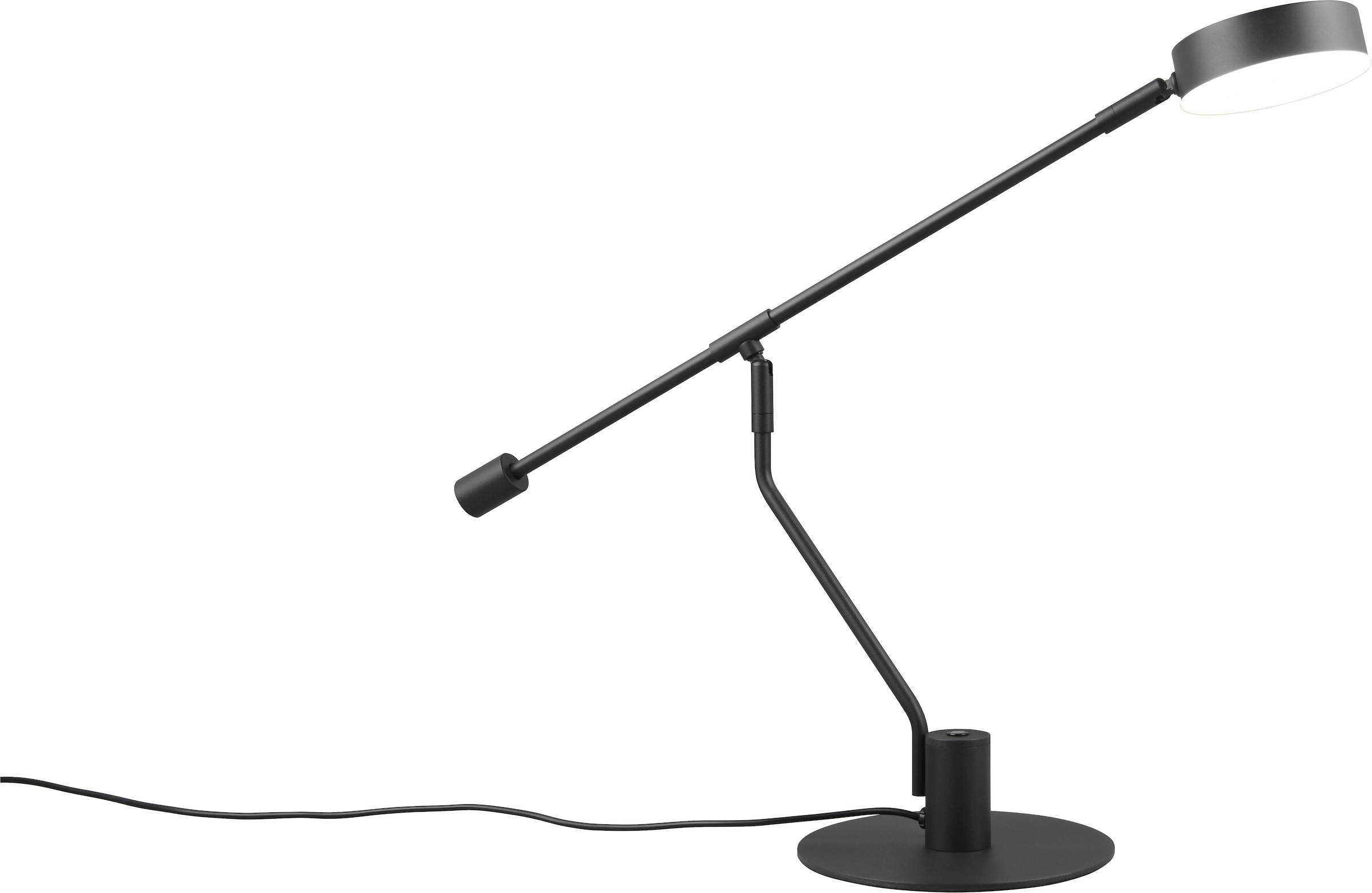 TRIO Leuchten LED Schreibtischlampe »MANDURO, LED Tischleuchte Leseleuchte 6W 560 Lumen CCT dimmbar« LED-Board 1 Stk. Farbwechsler 2700-6500K warmweiß bis kaltweiß und per Touch stufenlos dimmbar