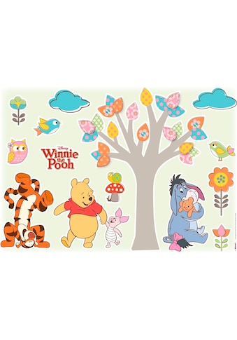 Wandtattoo »Winnie Pooh Nature Lovers«, (14 St.), 50x70 cm (Breite x Höhe),...
