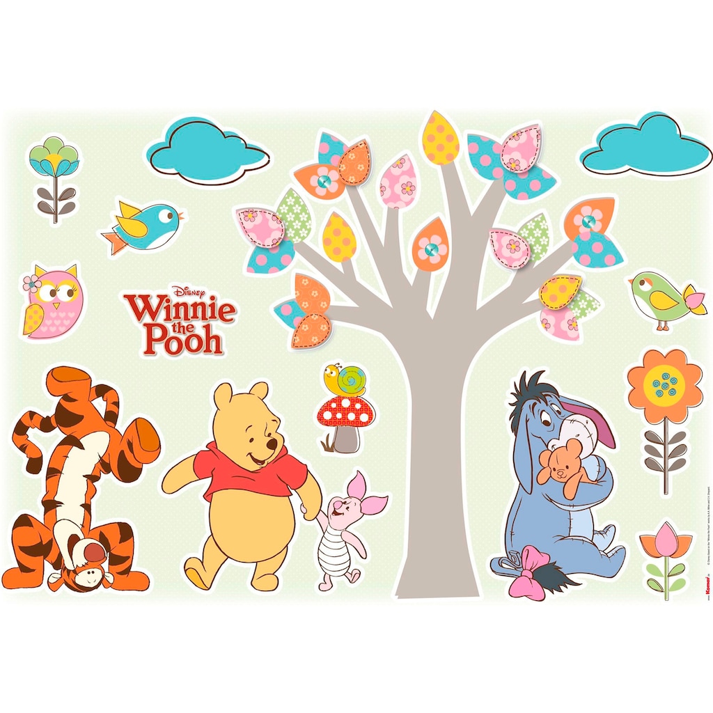 Komar Wandtattoo »Winnie Pooh Nature Lovers«, (14 St.)