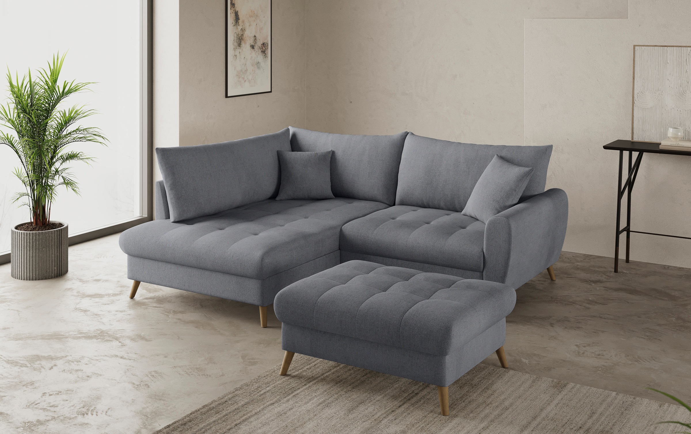 Mr. Couch Hockerbank »Blackburn II«, Passend zu der Garnitur, mit Kaltschaum, bis 140 kg belastbar
