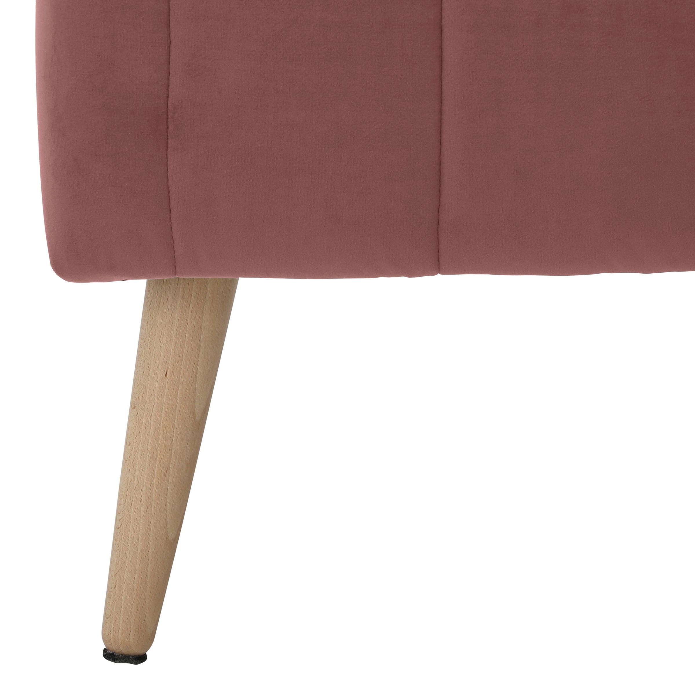 INOSIGN Truhenbank »AMIRA Sitzbank mit Stauraum, Maße B/T/H: 81/36/43 cm«, mit Staufach, in 3 Bezugsqualitäten mit feiner Steppung
