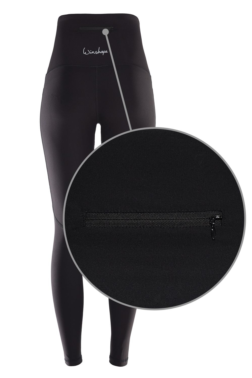 Winshape Leggings »Functional Comfort HWL115C«, High Waist mit praktischen Taschen