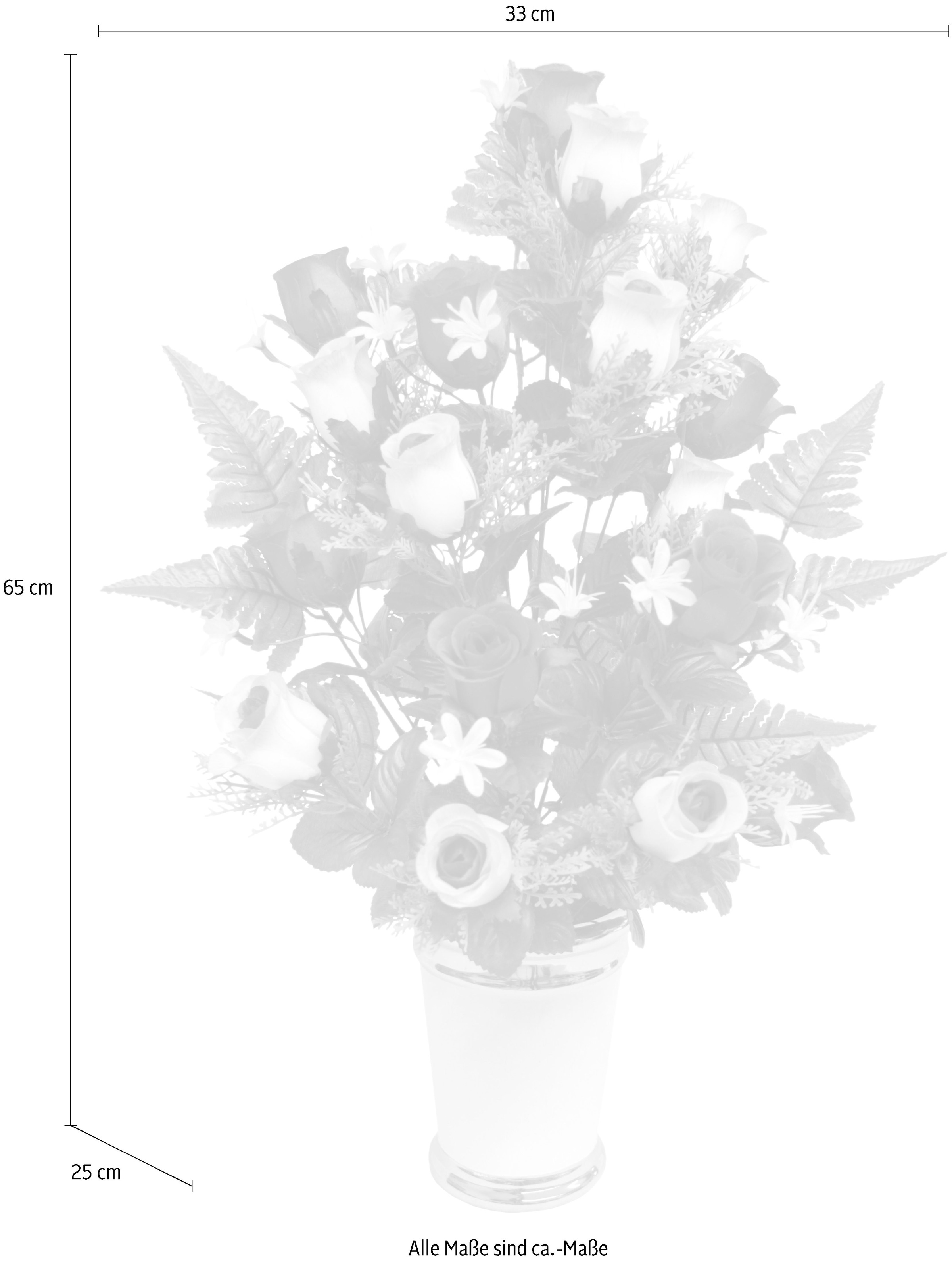 I.GE.A. Kunstpflanze »Rosen« online kaufen | mit 3 Jahren XXL Garantie