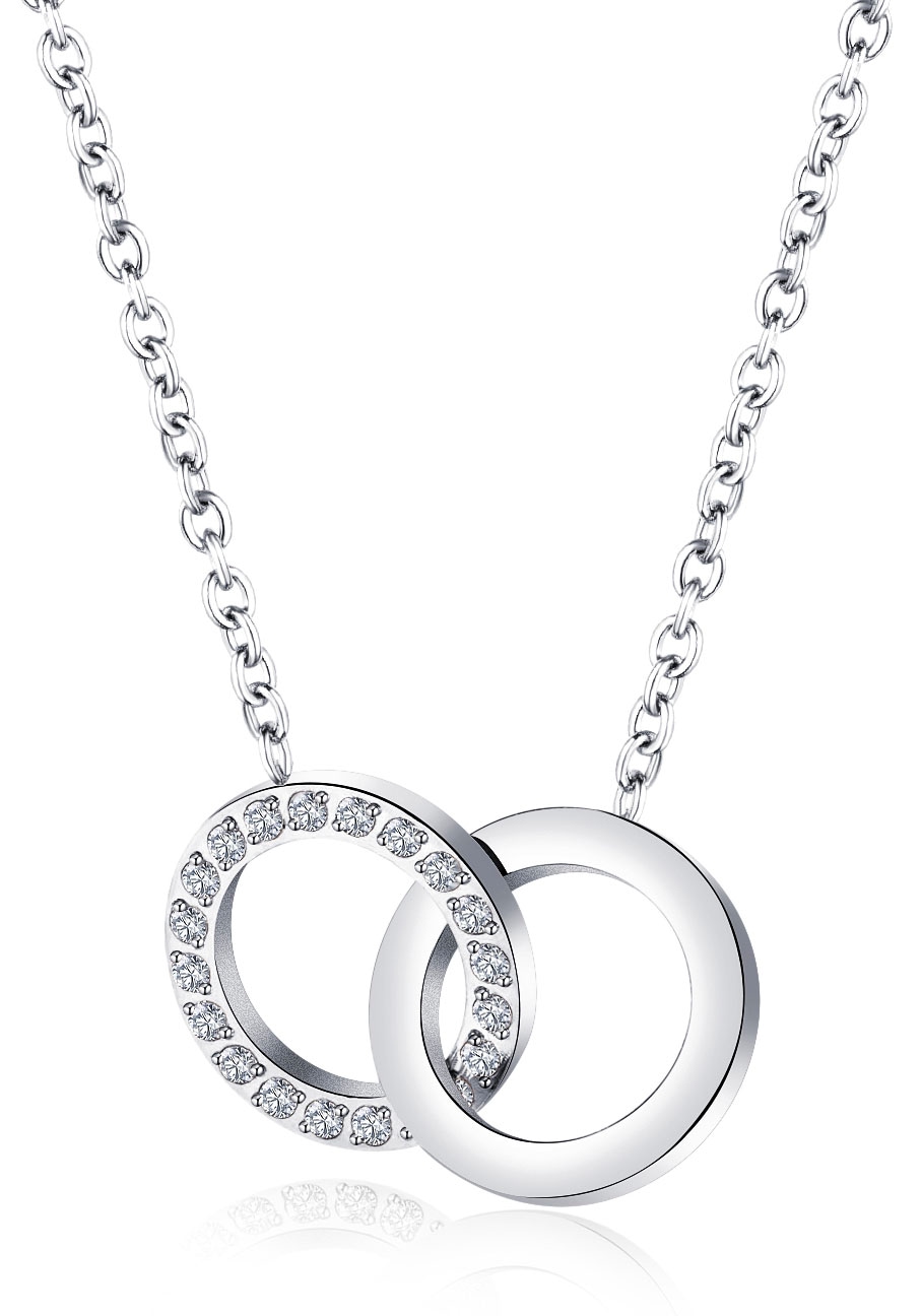 Firetti Kette mit Anhänger "Schmuck Geschenk Unity" mit Zirkonia (synth.)