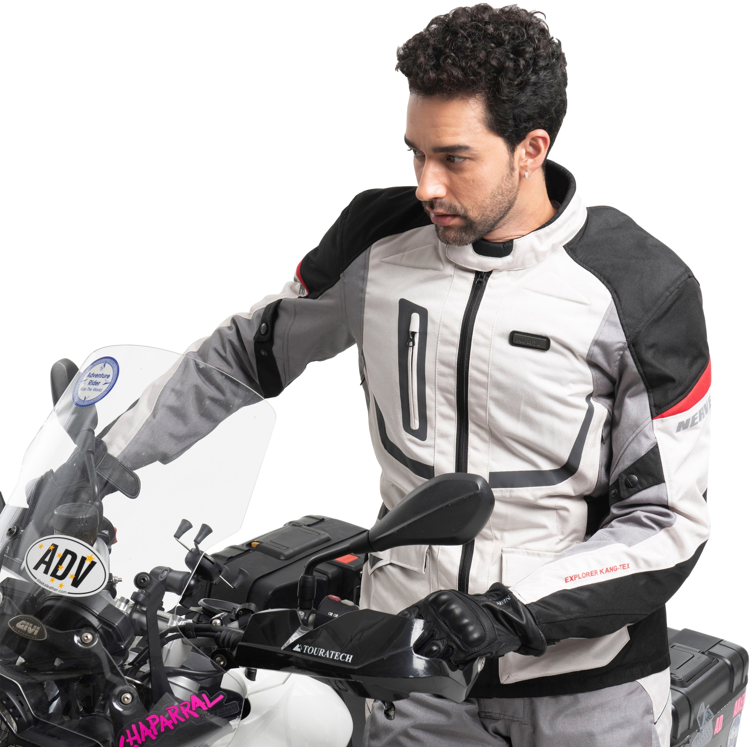NERVE Motorradjacke »Outback«, herausnehmbares Thermofutter