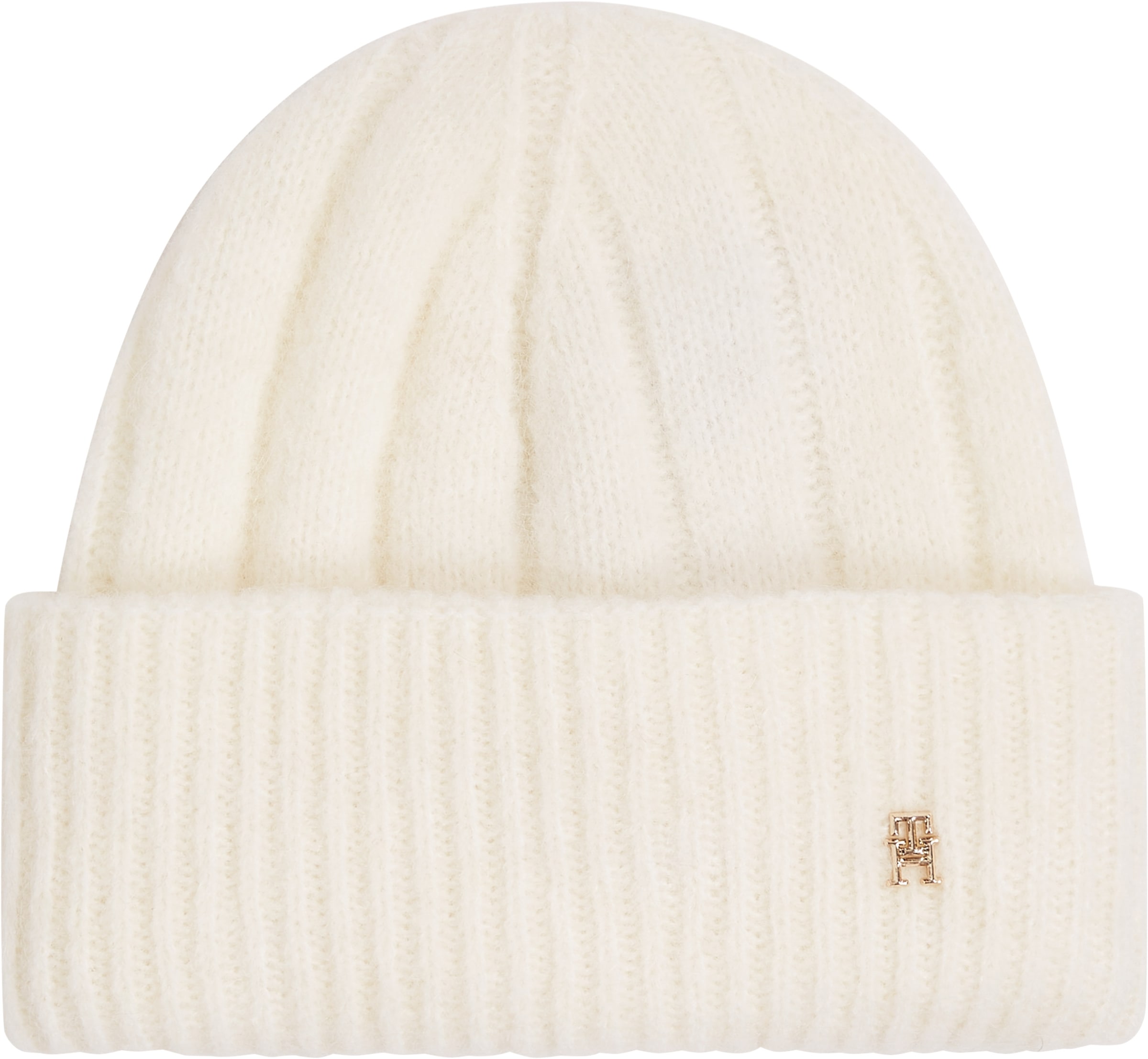 Tommy Hilfiger Beanie »TH TIMELESS BEANIE«, mit Monogramm-Emblem