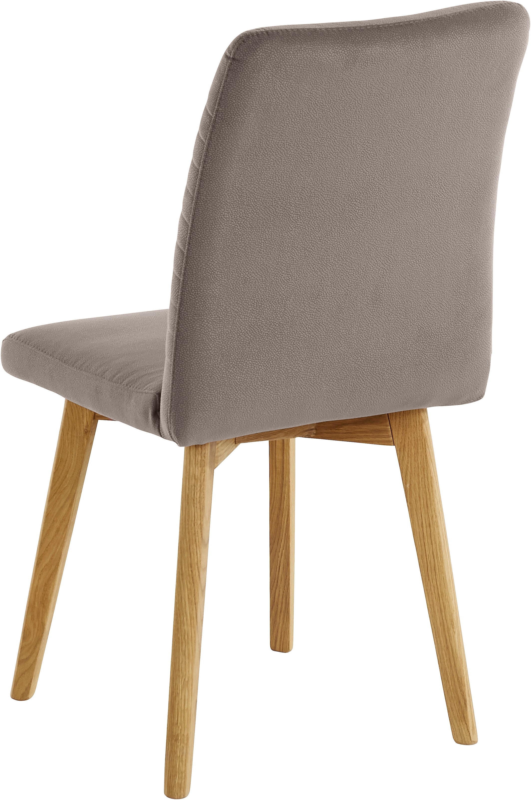 OTTO products Esszimmerstuhl »Alessja«, (Set), 2 St., Microfaser, Bezug aus Microfaser, Gestell aus Eiche Massivholz