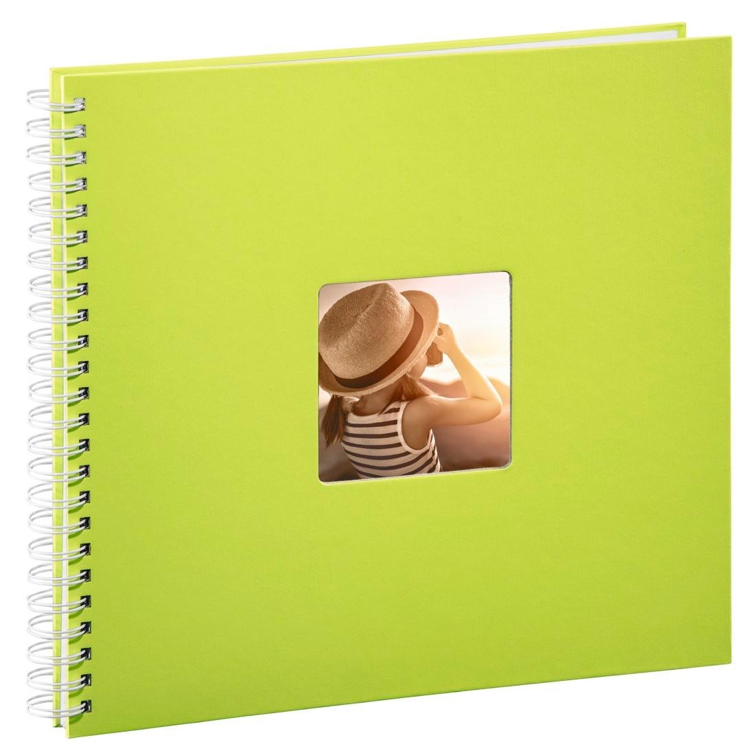 Hama Fotoalbum »Spiralalbum 36 x 32 cm, 50 weiße Seiten, Fotoalbum, kiwi«
