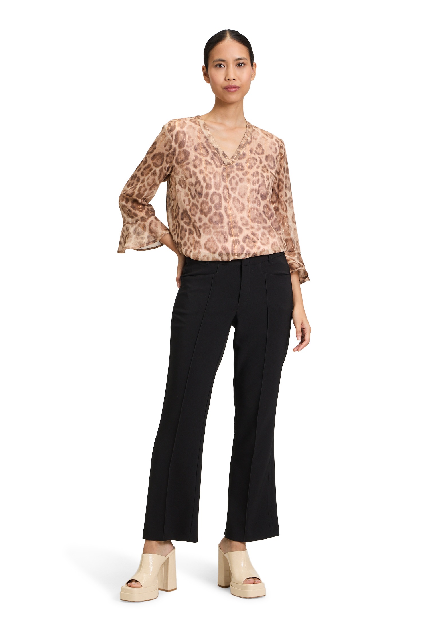 Cartoon Klassische Bluse »Casual-Bluse mit Leoprint«