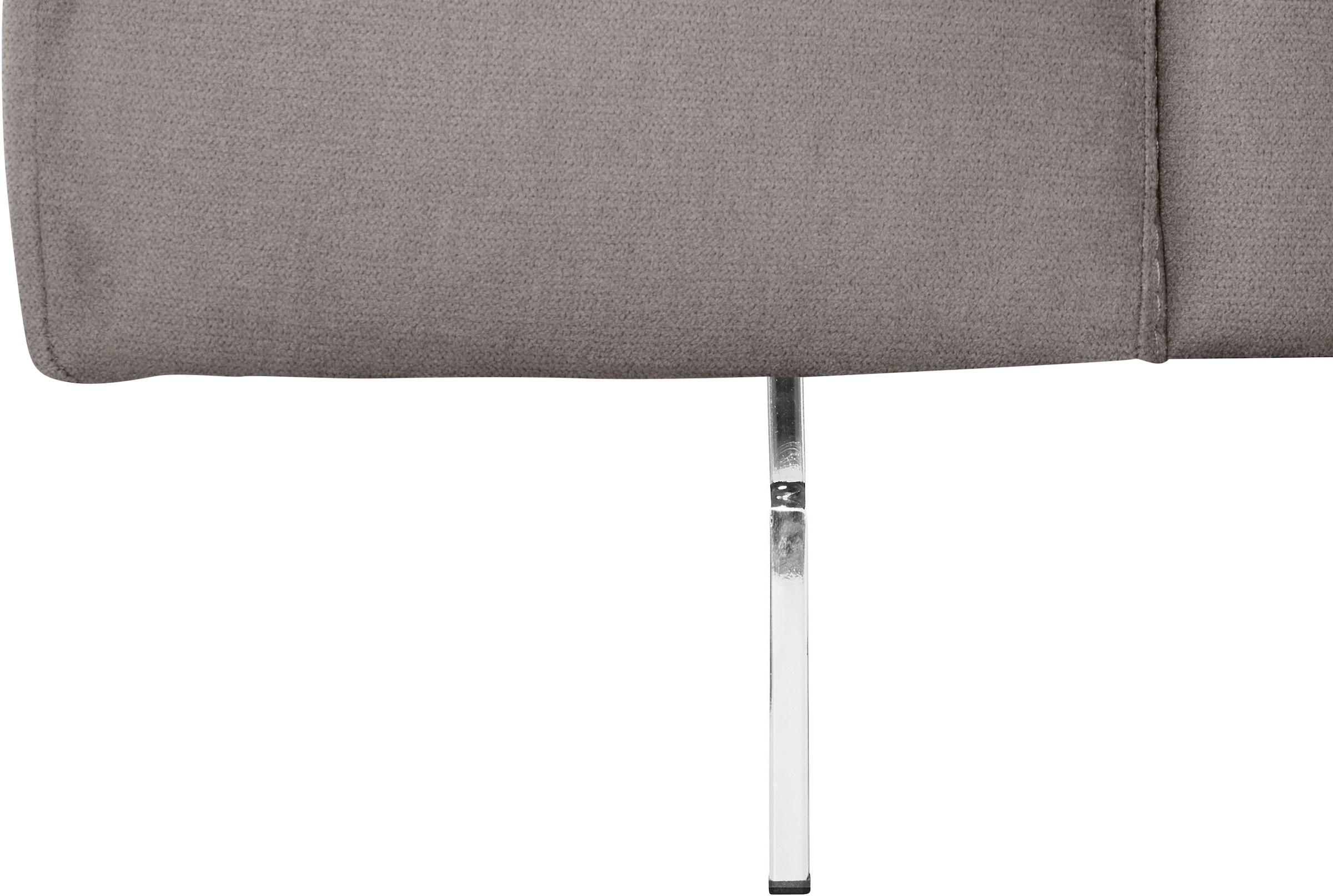 COTTA 2-Sitzer »Chef«, Big-Sofa mit Kopfteilverstellung, edle Metallkufen