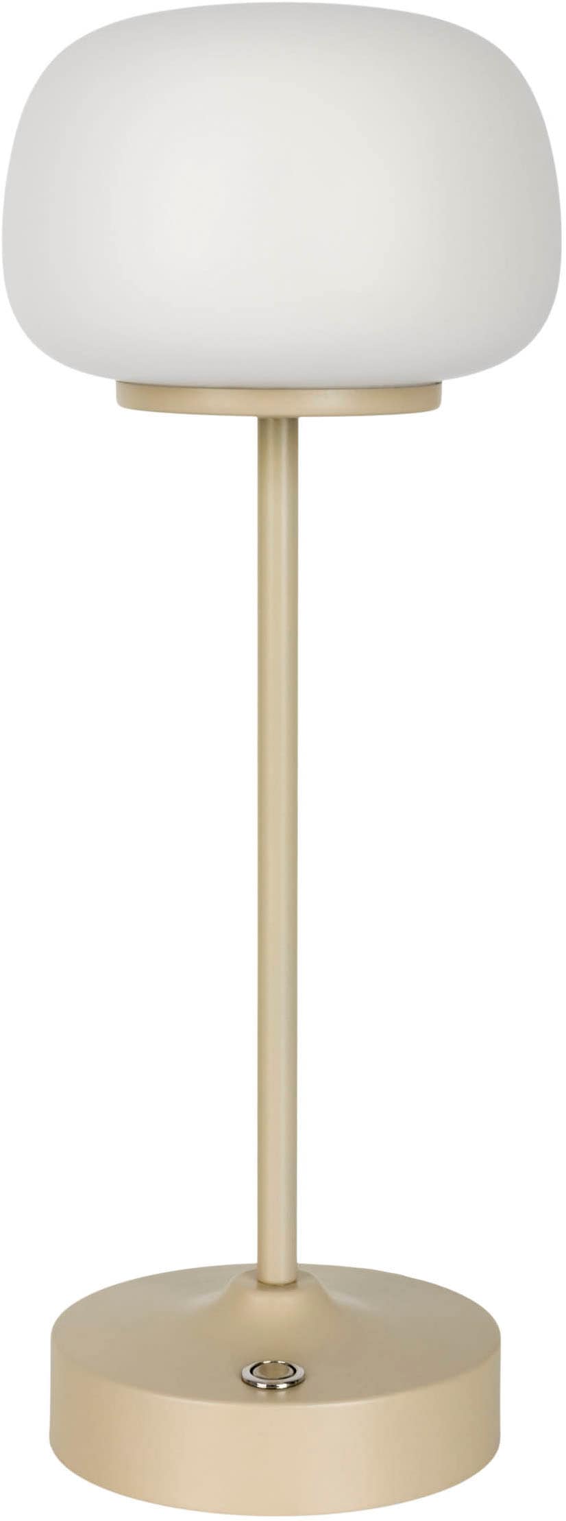 näve LED Tischleuchte »Pina« LED-Modul 1 Stk. Warmweiß Akku aufladbar, USB Typ C inkl. Kabel 100cm, Touch, dimmbar