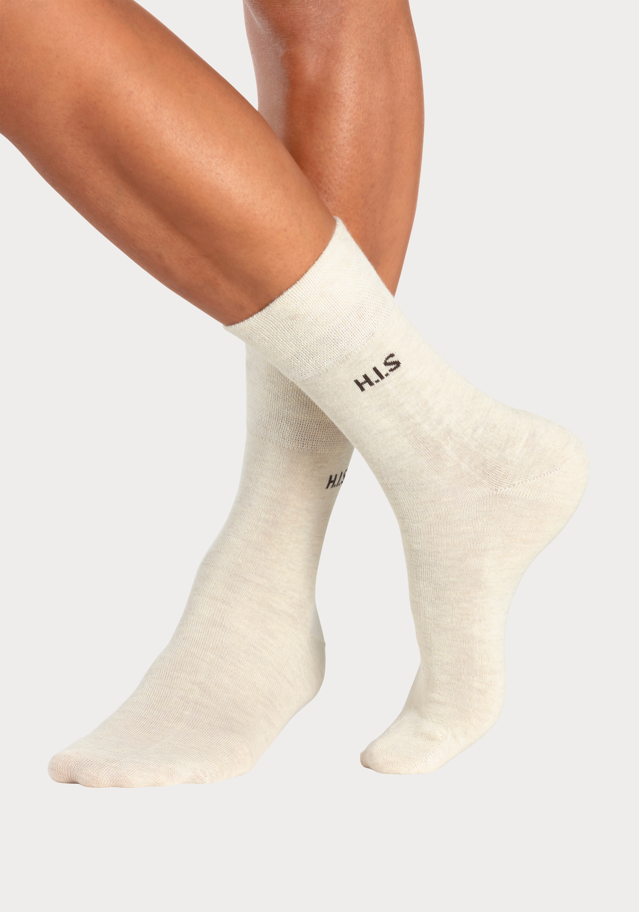 H.I.S Socken, (Packung, 12 Paar), ohne einschneidendes Gummi