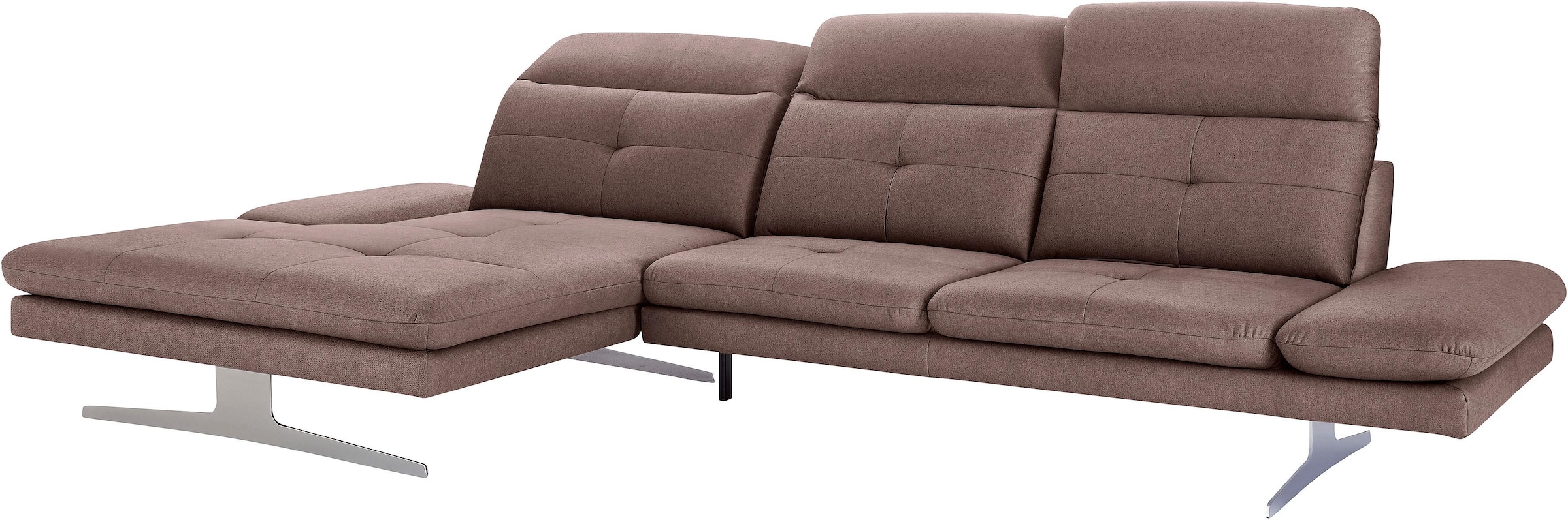 Ecksofa »Dana, hochwertiges Design und toller Sitzkomfort, L-Form«, inkl. Kopfteil-...