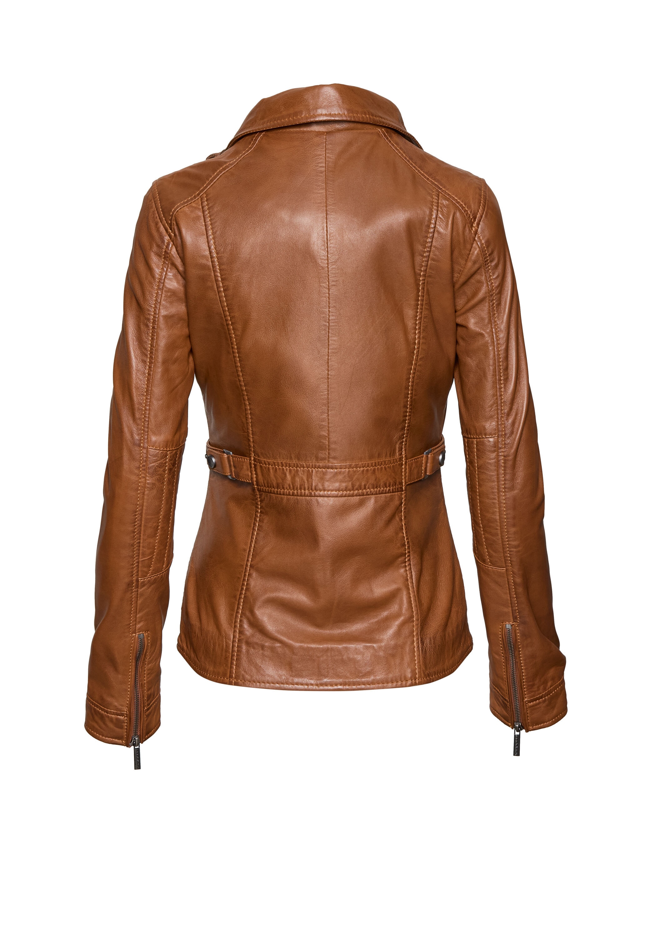 bugatti Lederjacke »bugatti Lederjacke« ohne Kapuze sportives Design