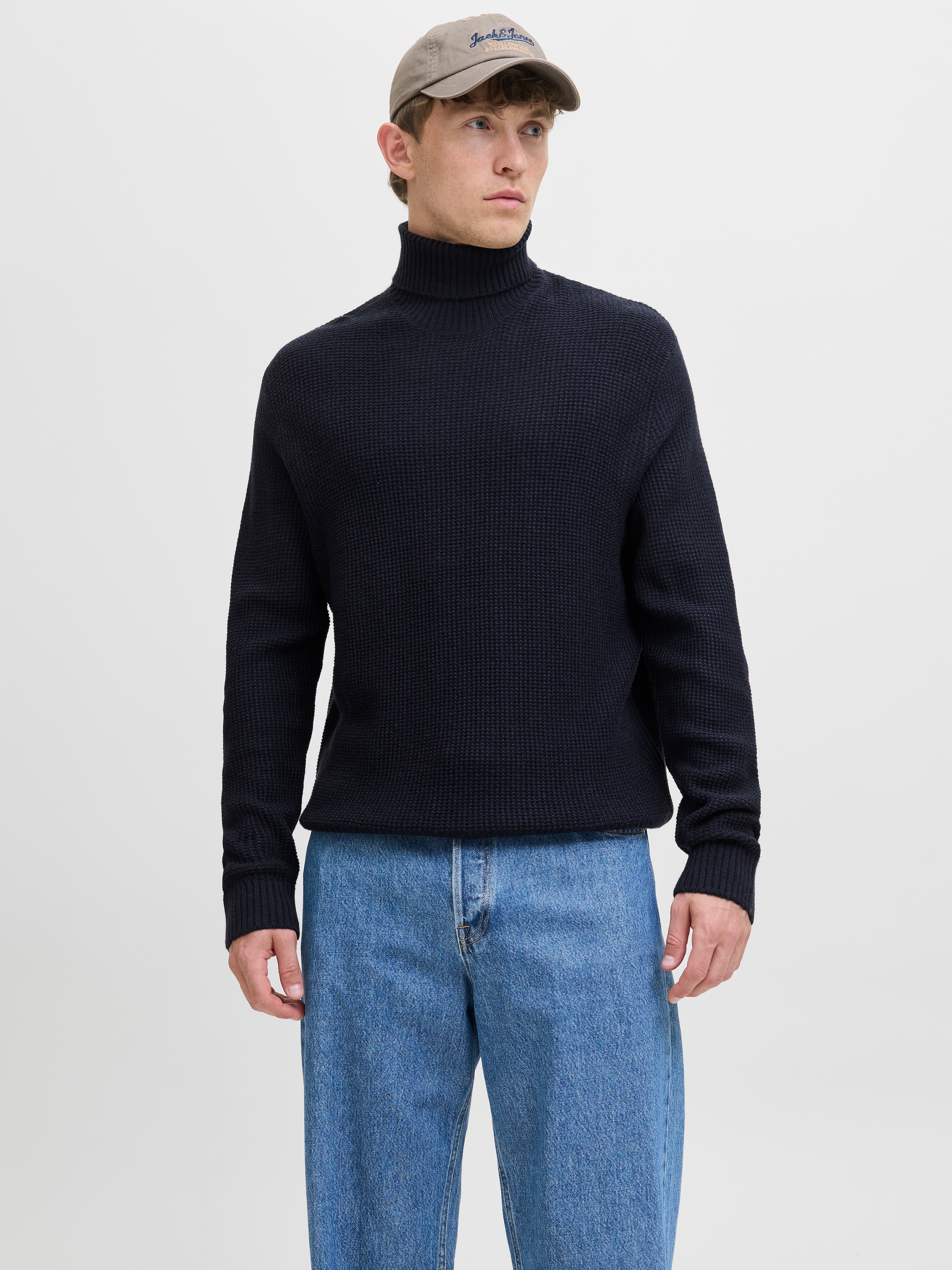 Jack & Jones Rollkragenpullover »JJROY KNIT ROLL NECK AW25«
