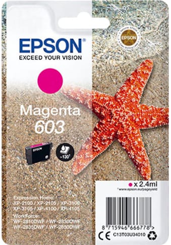 Epson Tintenpatrone »603«, (1 St.), original Druckerpatrone 603 magenta kaufen