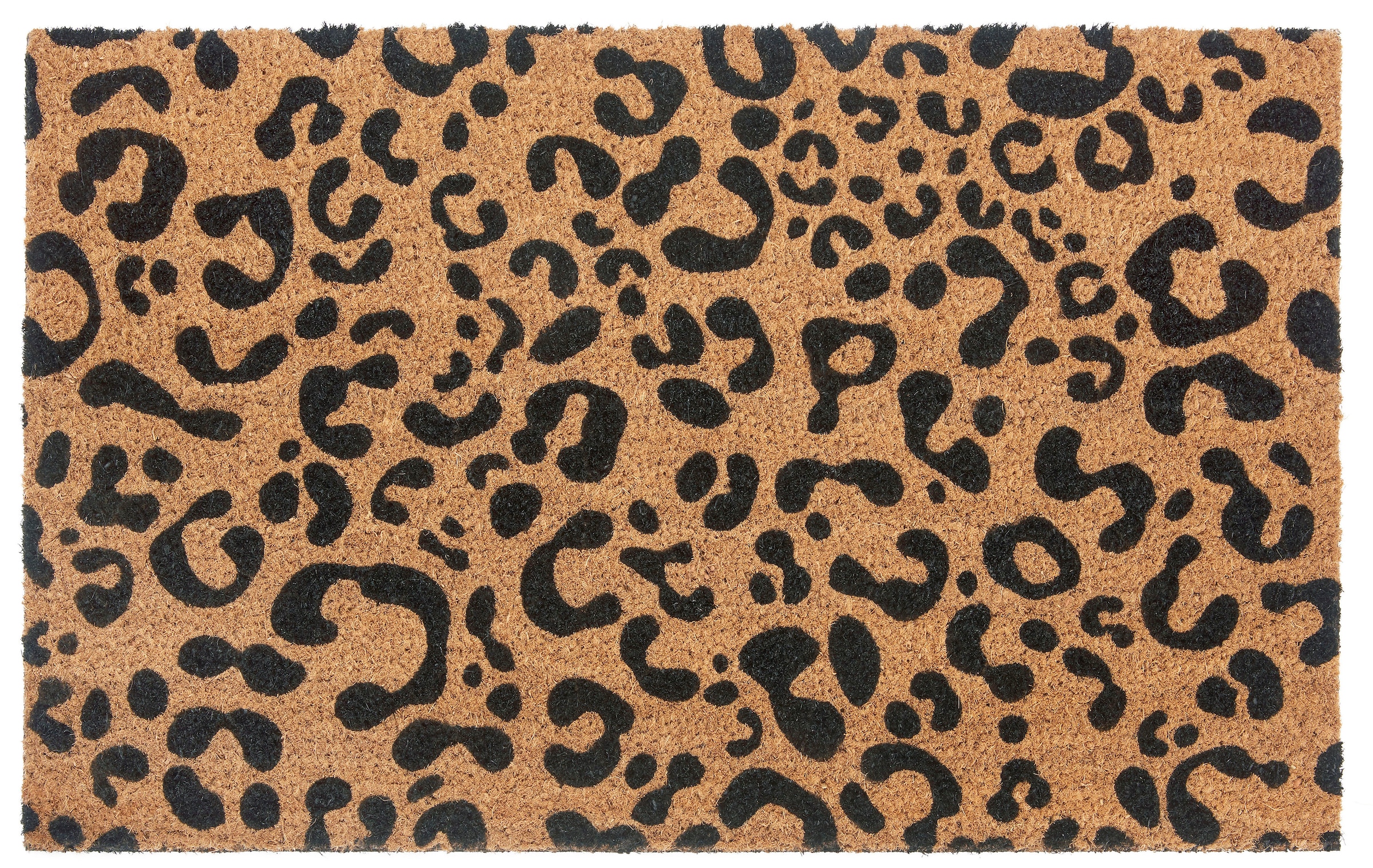 Fußmatte »Mix Mats Kokos Leopard Look«, rechteckig, Kokos, Schmutzfangmatte, Outdoor,...