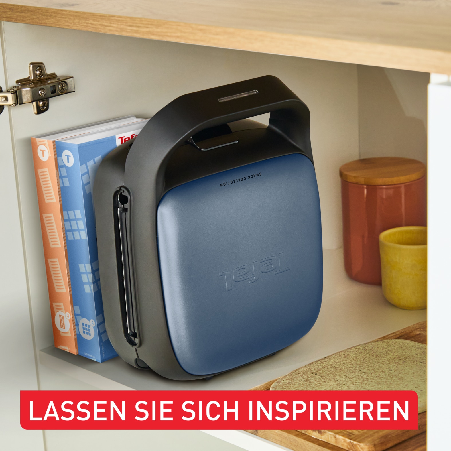 Tefal 2-in-1-Sandwichmaker »SW8674 Snack Collection«, 700 W, Antihaftbeschichtung, austauschbare Plattensets, inkl. Rezeptbuch