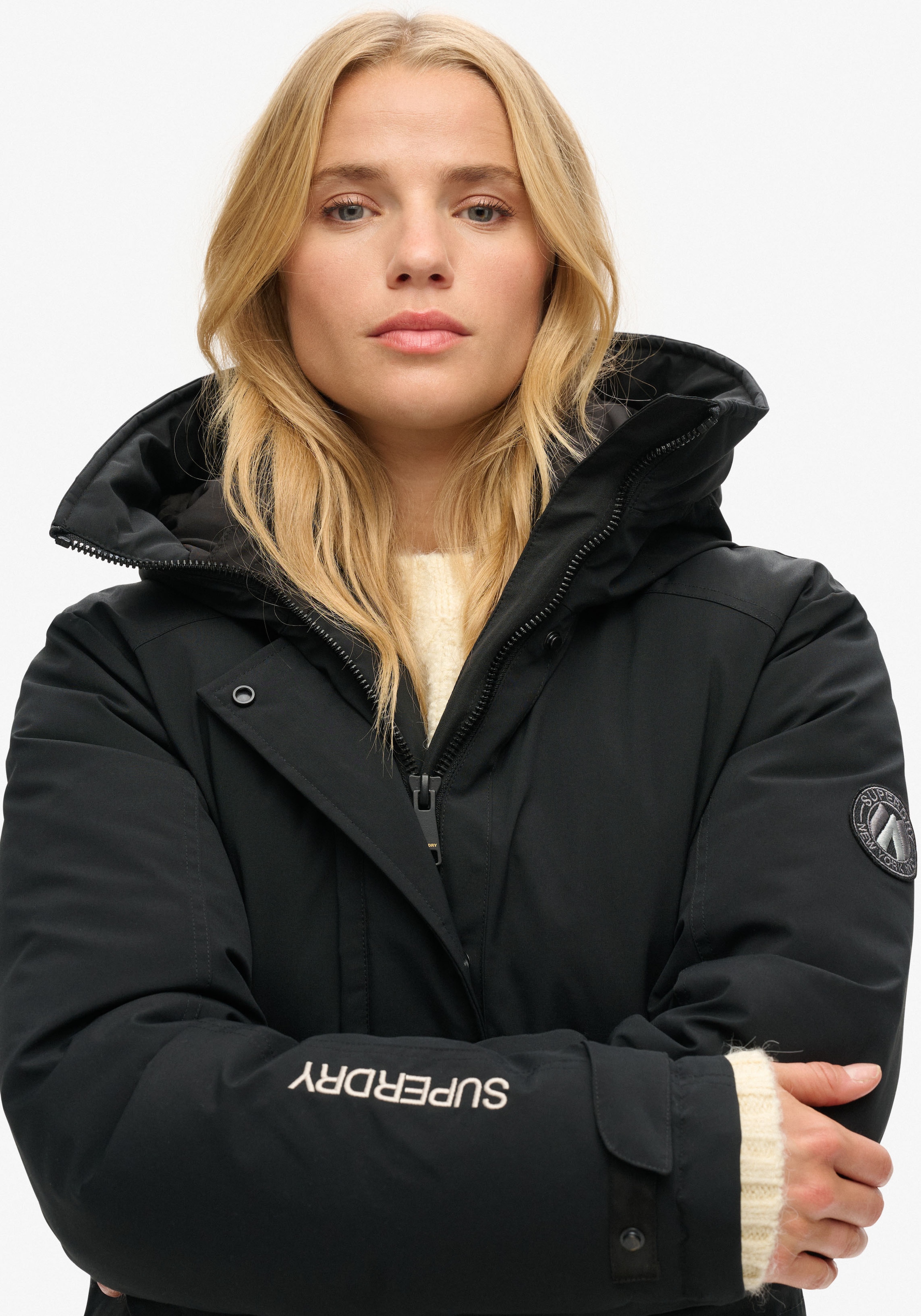 Superdry Steppjacke »CITY PADDED PARKA JACKET«, mit Kapuze