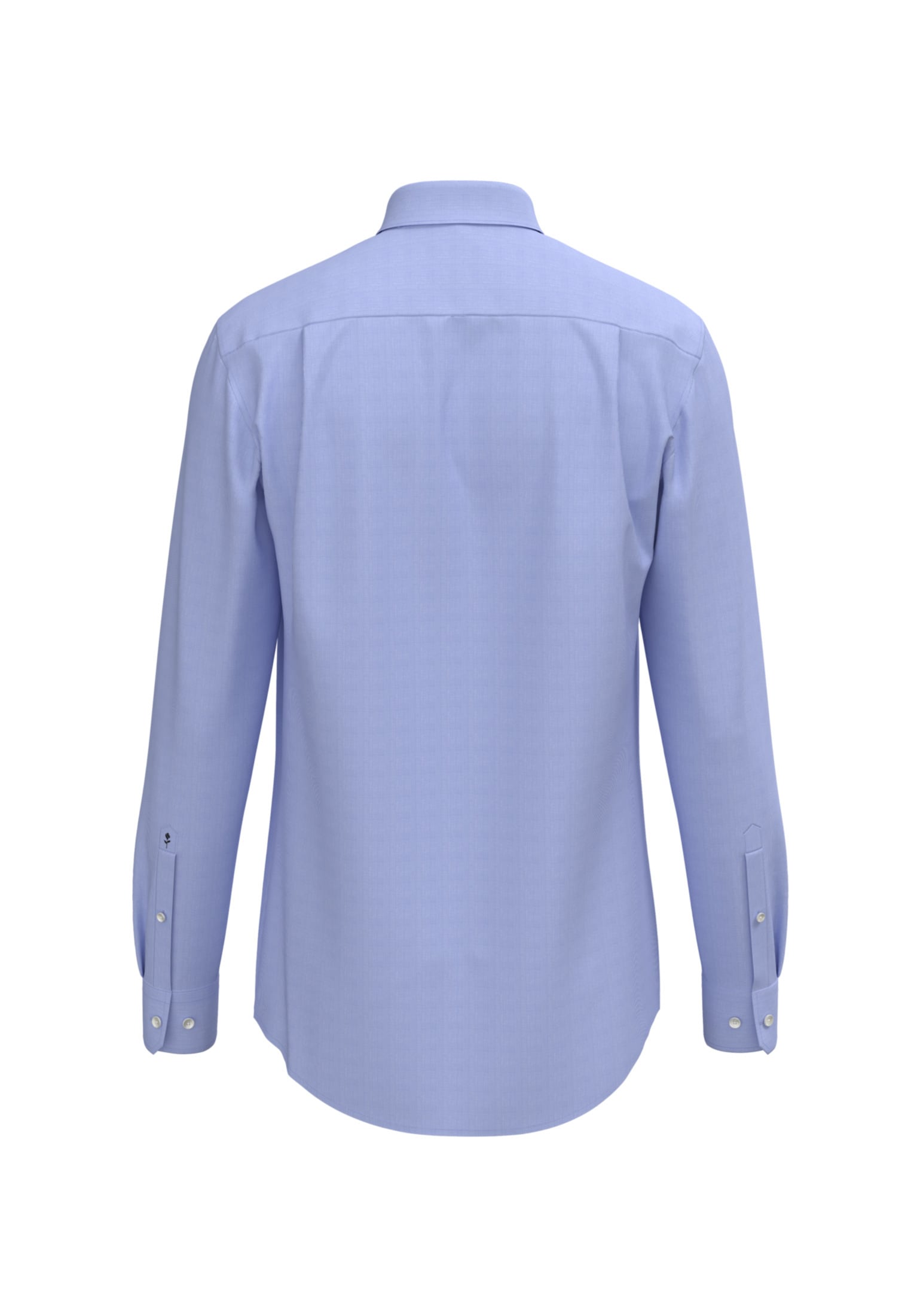 seidensticker Businesshemd »Comfort«, Comfort Langarm Button-Down-Kragen Uni