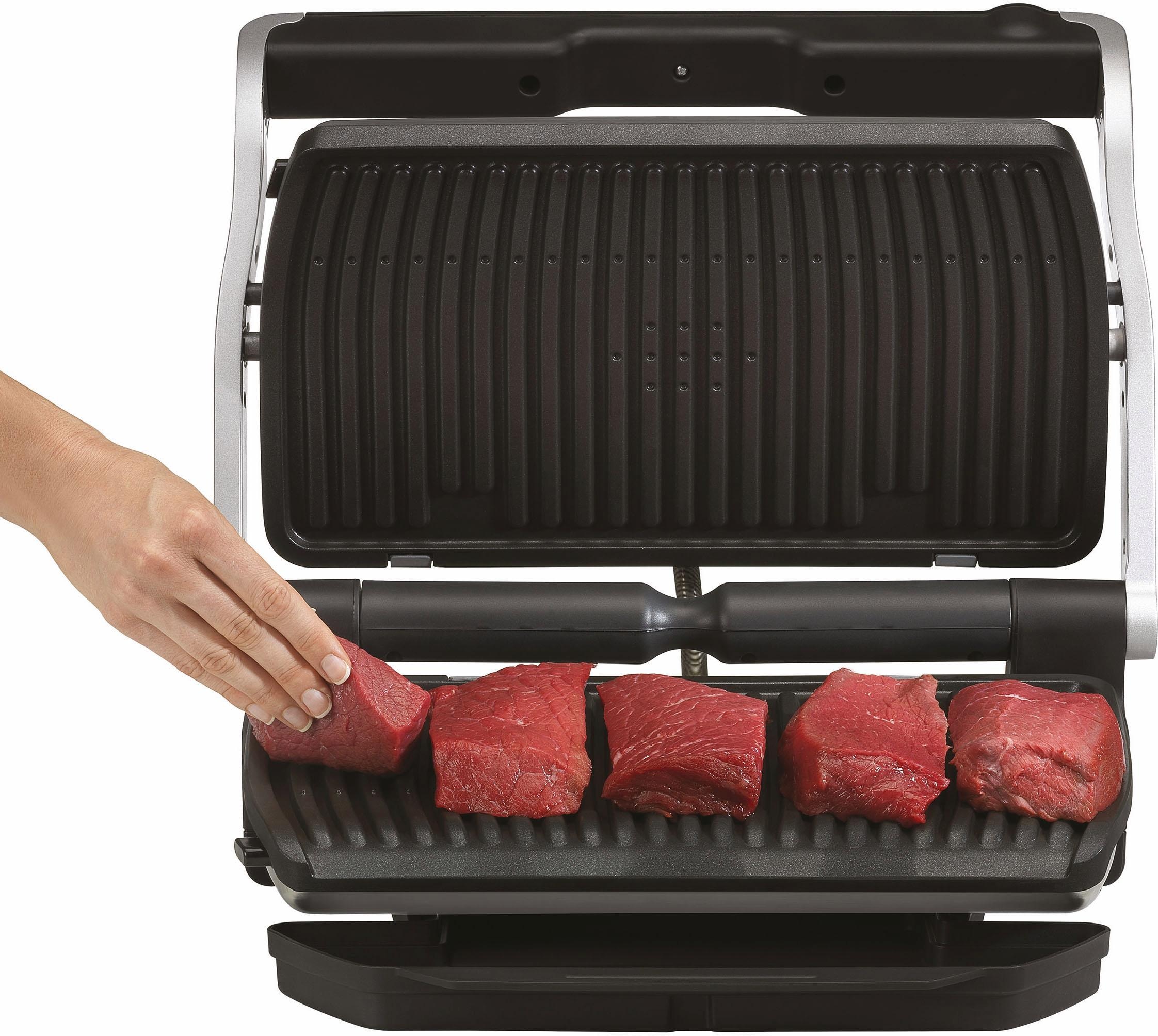 Tefal Kontaktgrill »GC722D OptiGrill+ XL«, 2180 W, XL-Grillfläche, automatische Anzeige des Garzustands