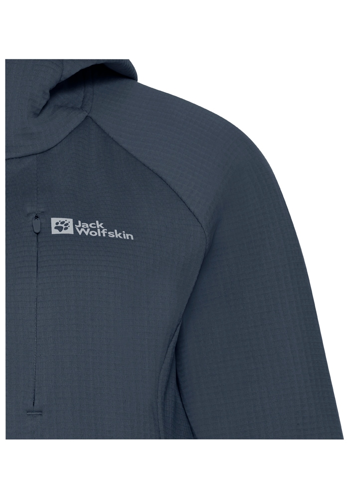 Jack Wolfskin Fleecejacke »KOLBENBERG HOODED FZ W«, mit Kapuze