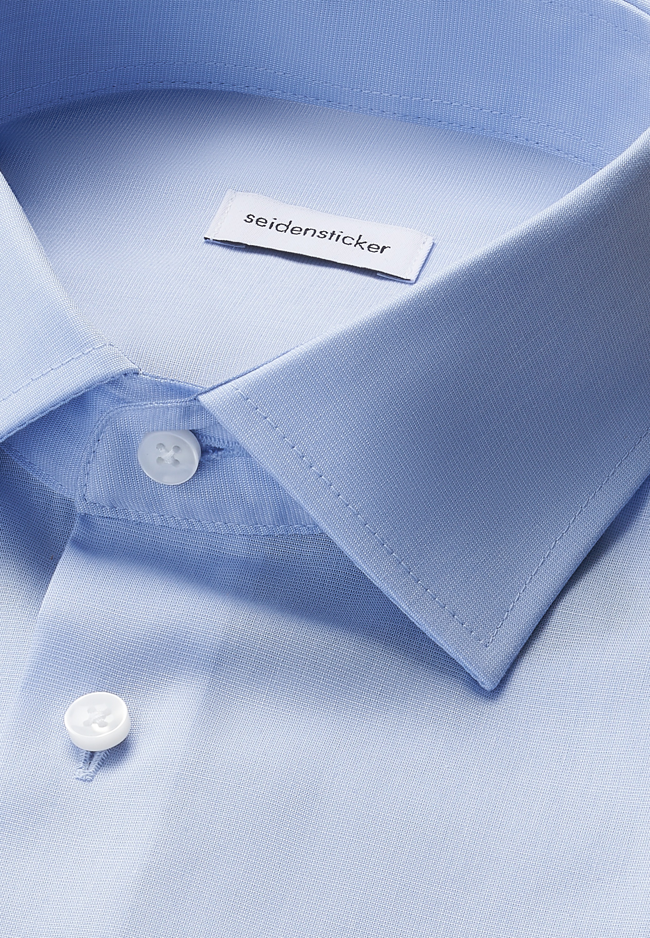 seidensticker Businesshemd »Schwarze Rose« Slim 1/1 Extra lang Kentkragen Uni