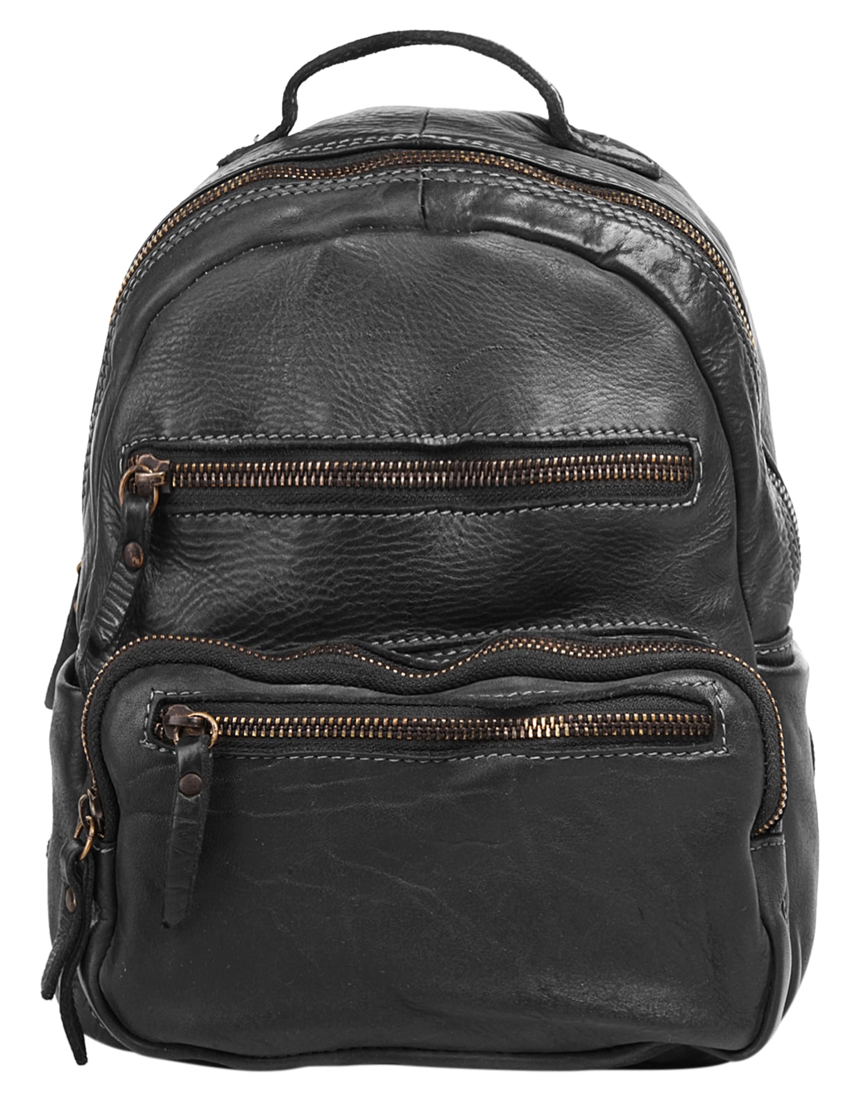 Cluty Cityrucksack, echt Leder, Made in Italy