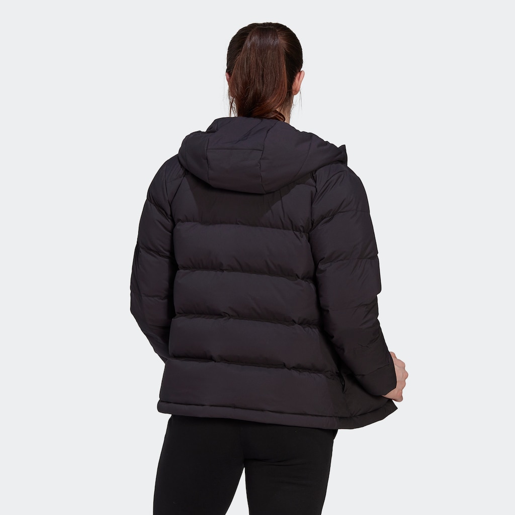 adidas Sportswear Outdoorjacke »HELIONIC HOODED DAUNENJACKE«