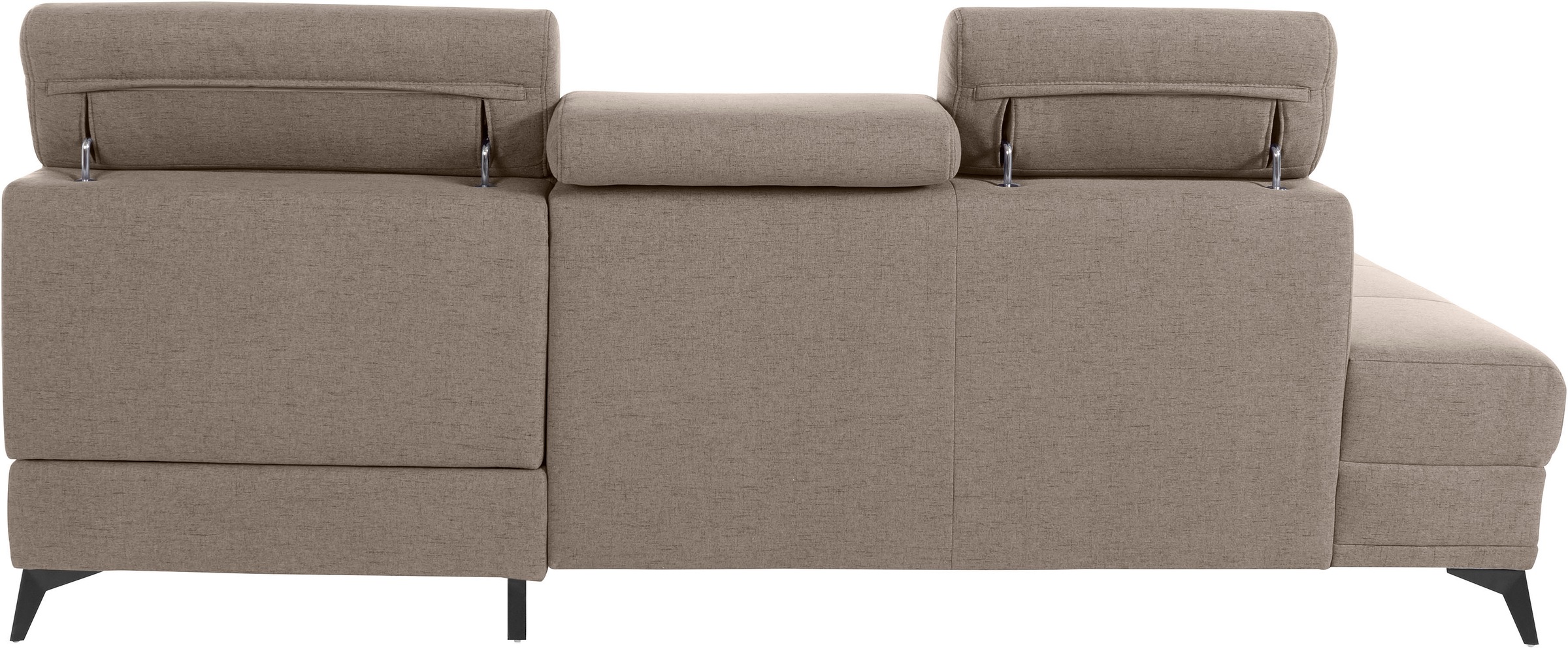 INOSIGN Ecksofa »Cardiz L-Form«, inkl.Kopfteilverstellung und Federkern wahlweise mit Bettfunktion