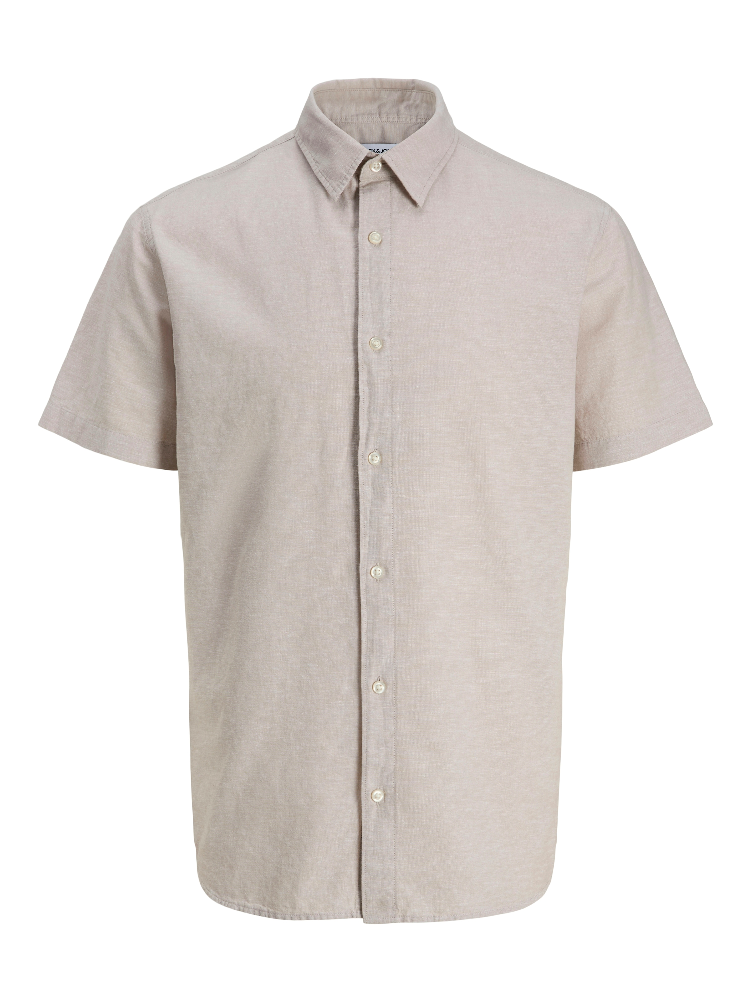 Jack & Jones PlusSize Kurzarmhemd »JJEBREEZE LINEN BLEND SHIRT S/S SN PLS« mit Leinen, regular fit