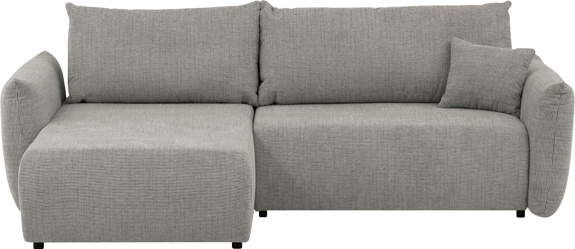 andas Ecksofa »MAVAS Schlafsofa mit Bettkasten, L-Form,«, ca.257/127cm (Liegefläche 212/145 cm), Cord, Chenille, Struktur