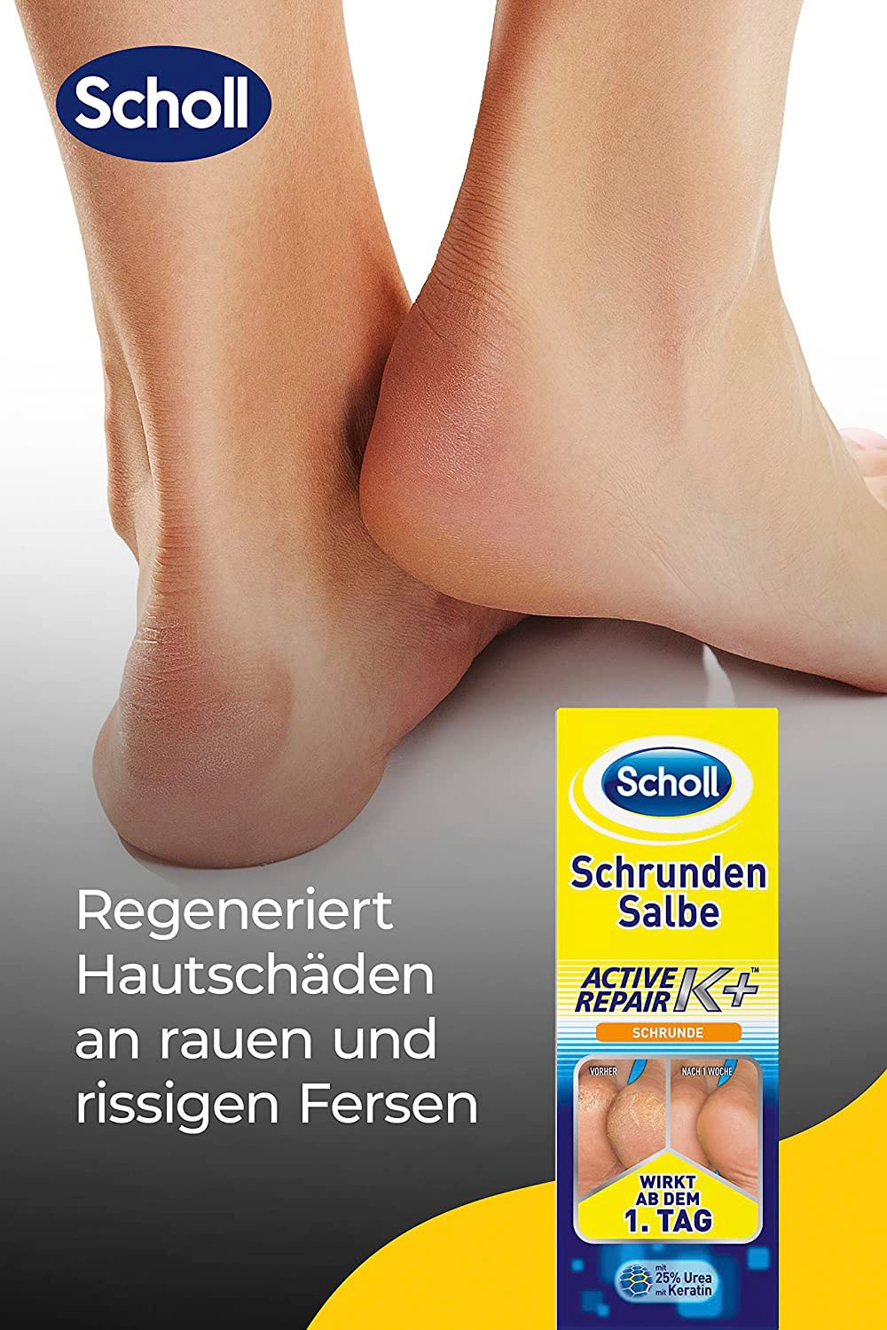 Scholl Fußcreme »Active Repair K+«, Schrunden Salbe kaufen